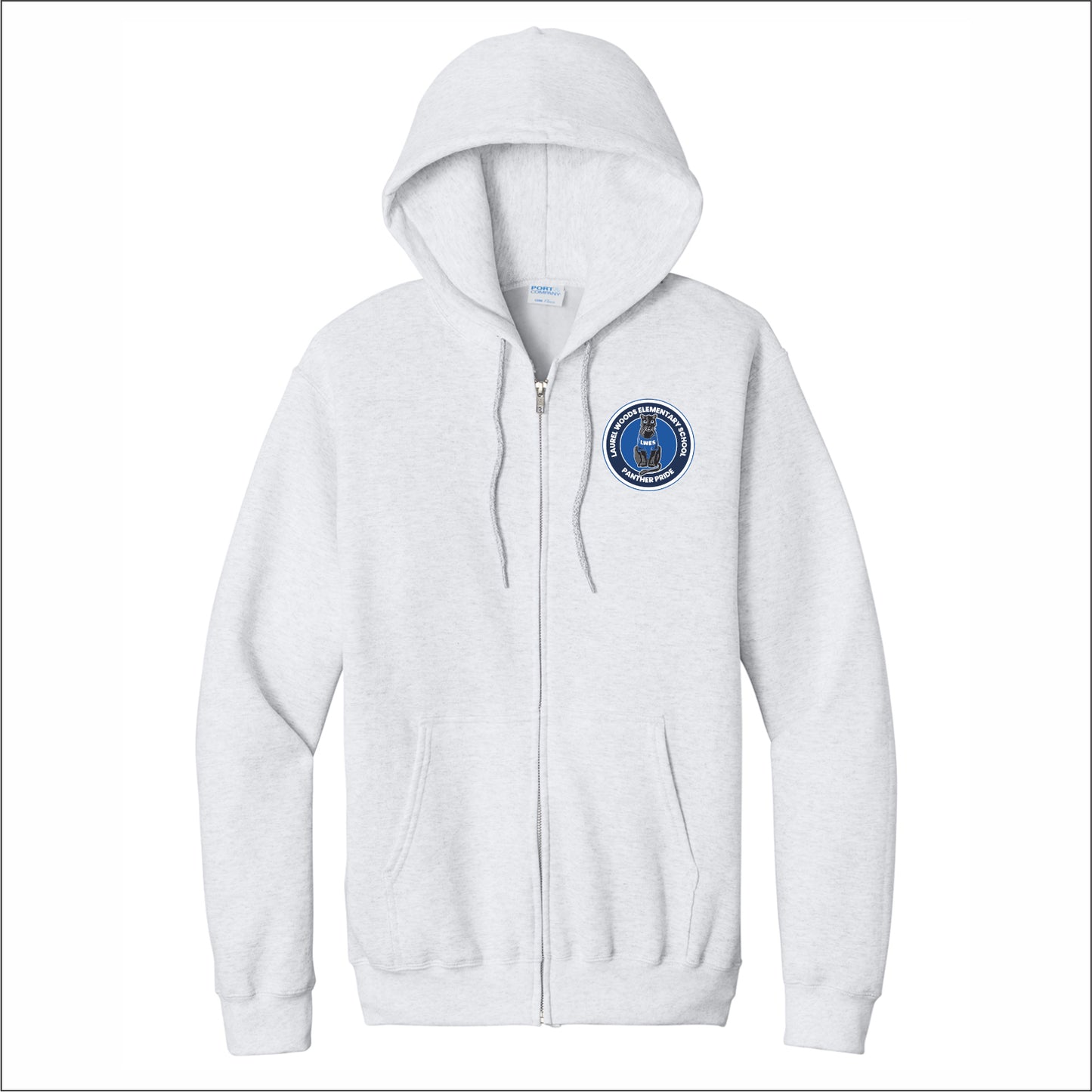 Laurel Woods Elem Full-Zip Hooded Sweatshirt - Des. C