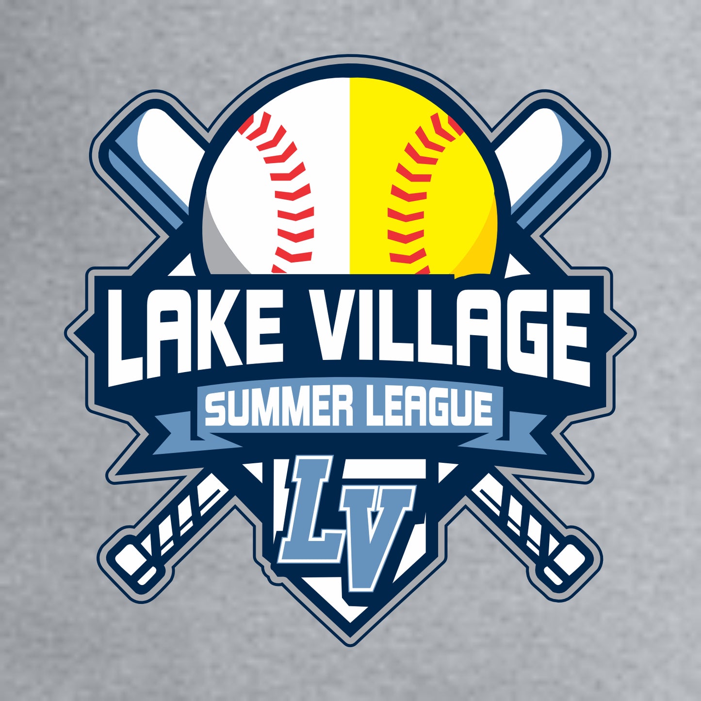 Lake Village Summer League Hooded Sweatshirt - Des. A