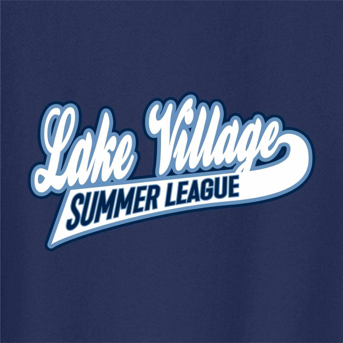 Lake Village Summer League Hooded Sweatshirt - Des. B