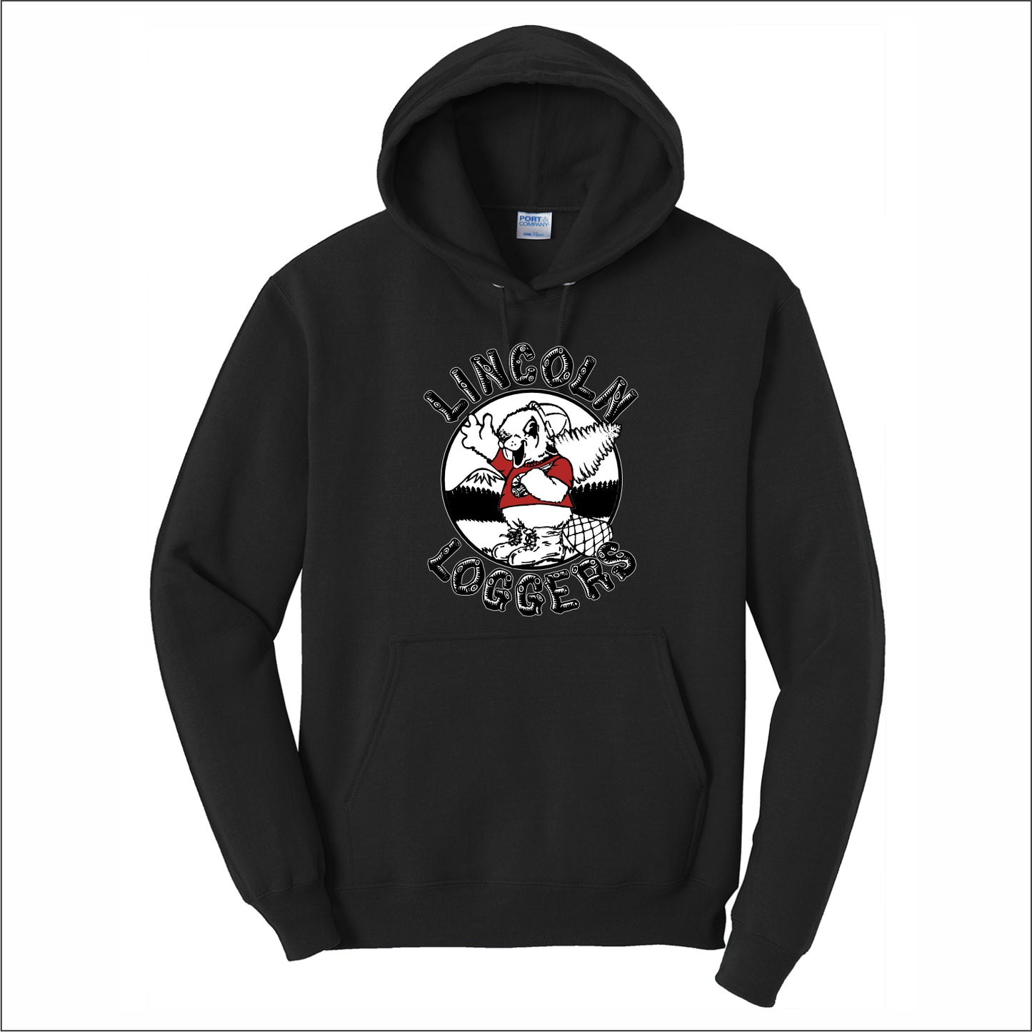Lincoln Loggers Hooded Sweatshirt - Des. A