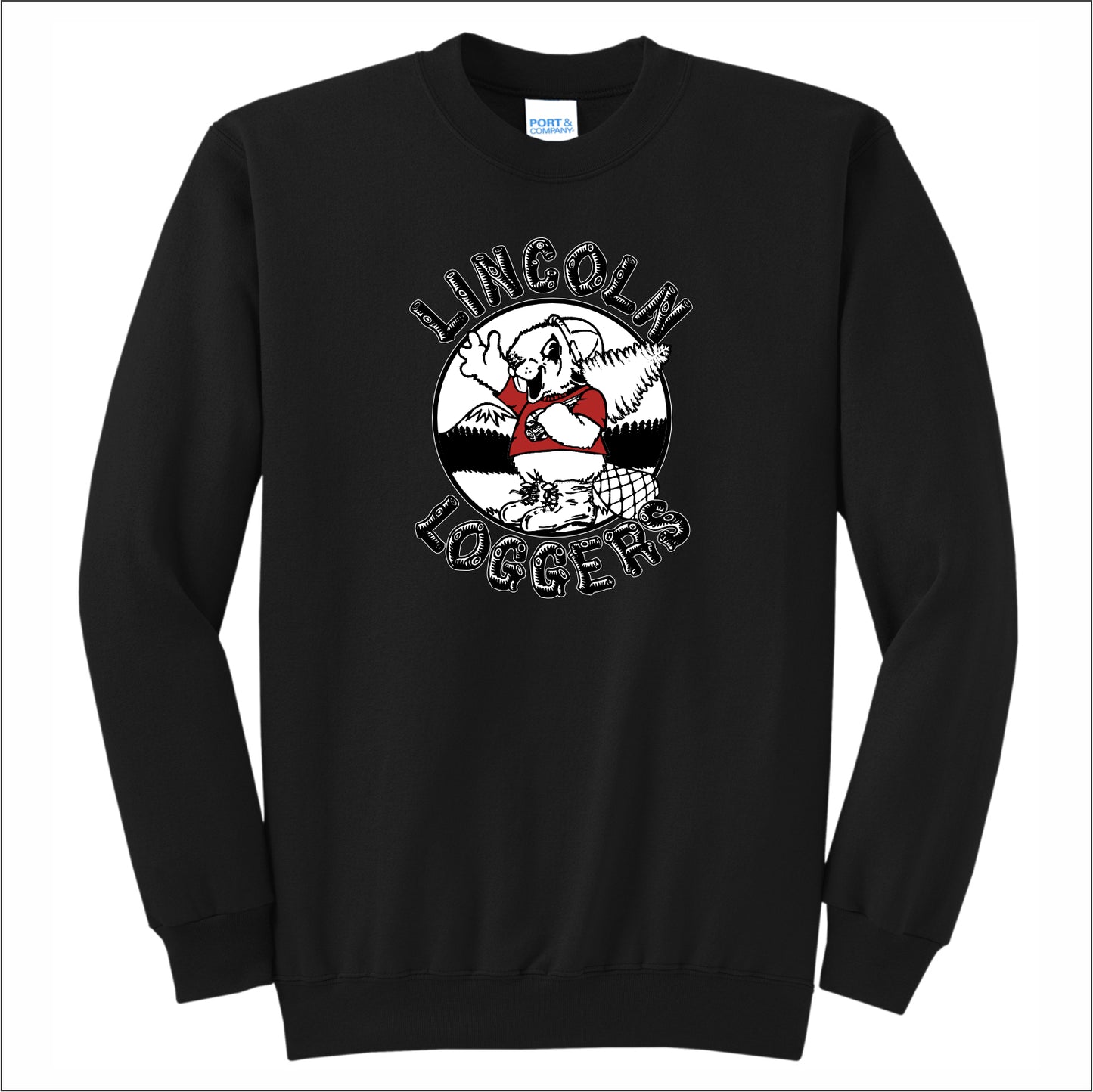 Lincoln Loggers Crewneck Sweatshirt - Des. A