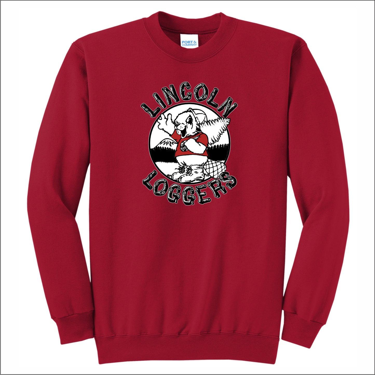 Lincoln Loggers Crewneck Sweatshirt - Des. A