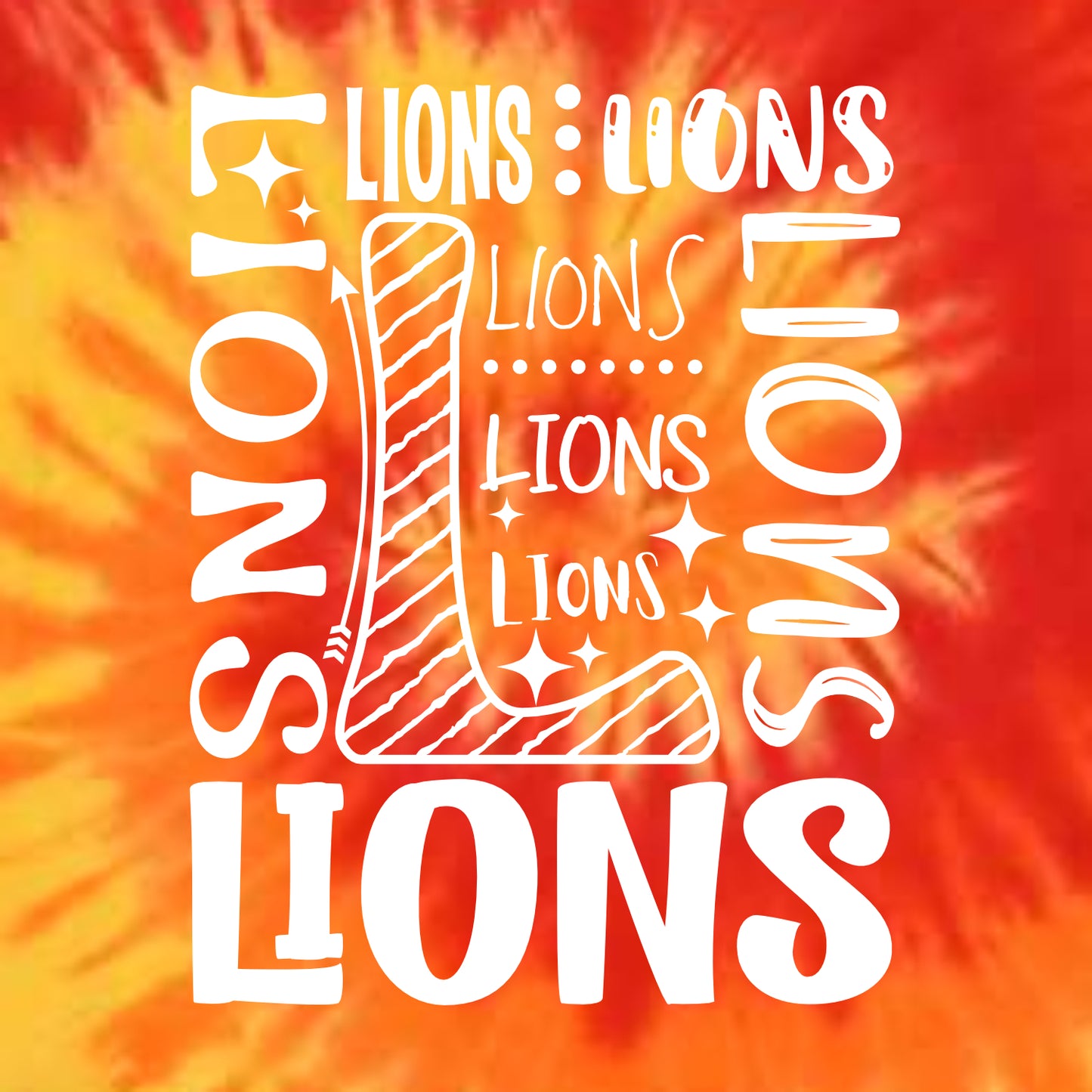 Lothian Elementary Tie-Dye T-shirt - Des. B