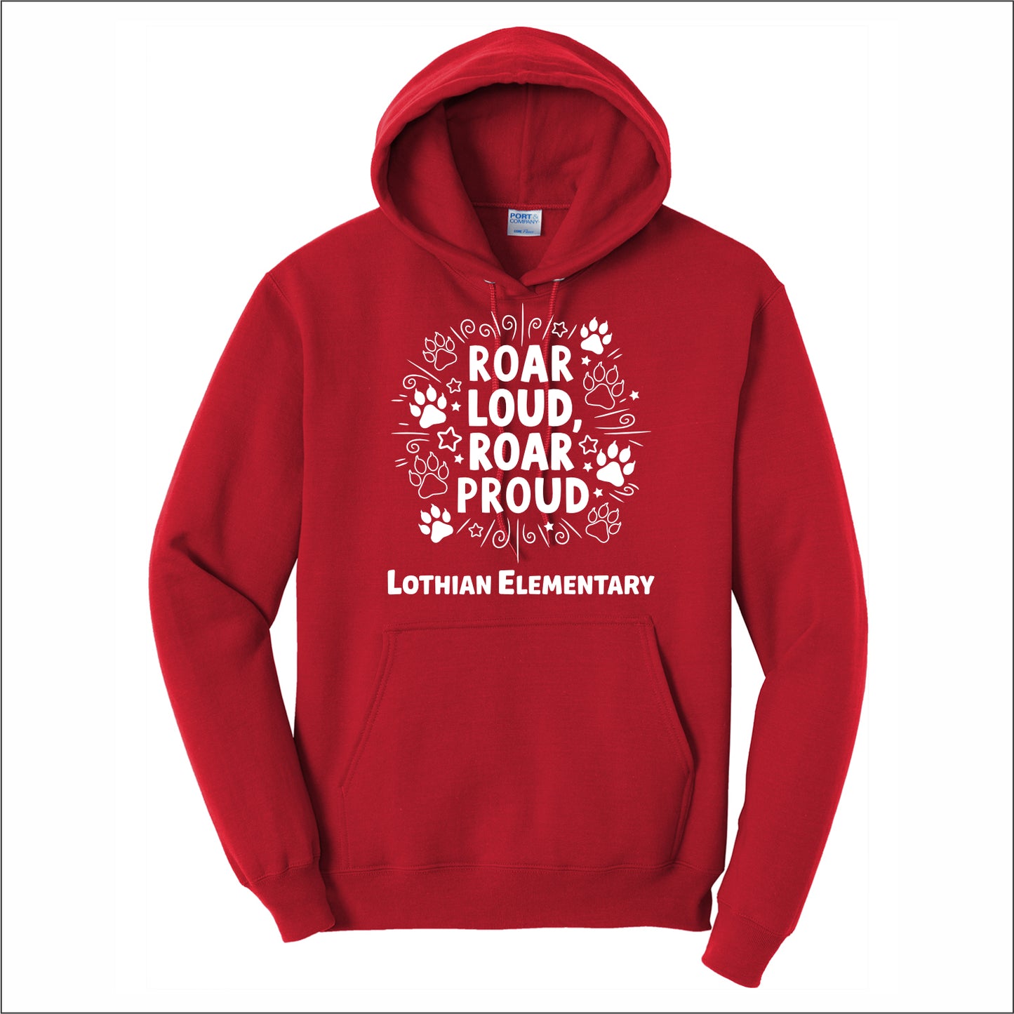 Lothian Elementary Hooded Sweatshirt - Des. B