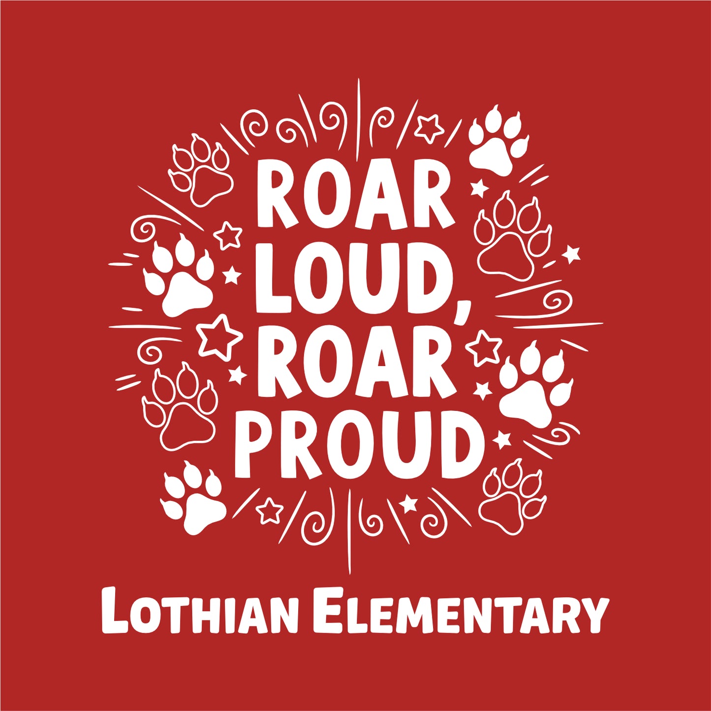 Lothian Elementary Hooded Sweatshirt - Des. B