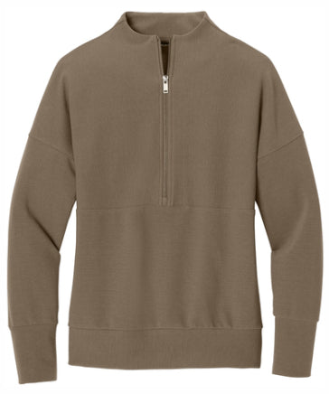 ALL Ladies Linear Texture 1/4-Zip