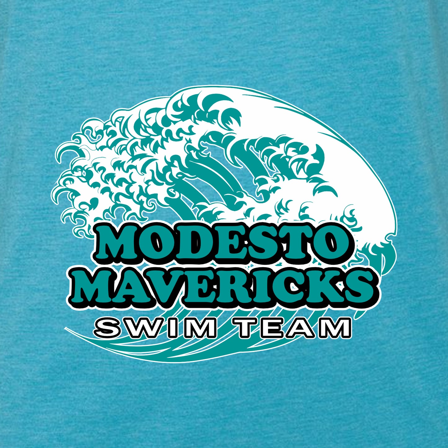 Modesto Mavericks Performance Long Sleeve T-shirt - Design A