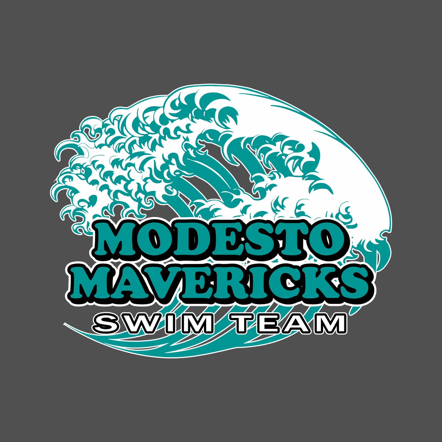 Modesto Mavericks Camo Sleeve Performance T-shirt - Design A