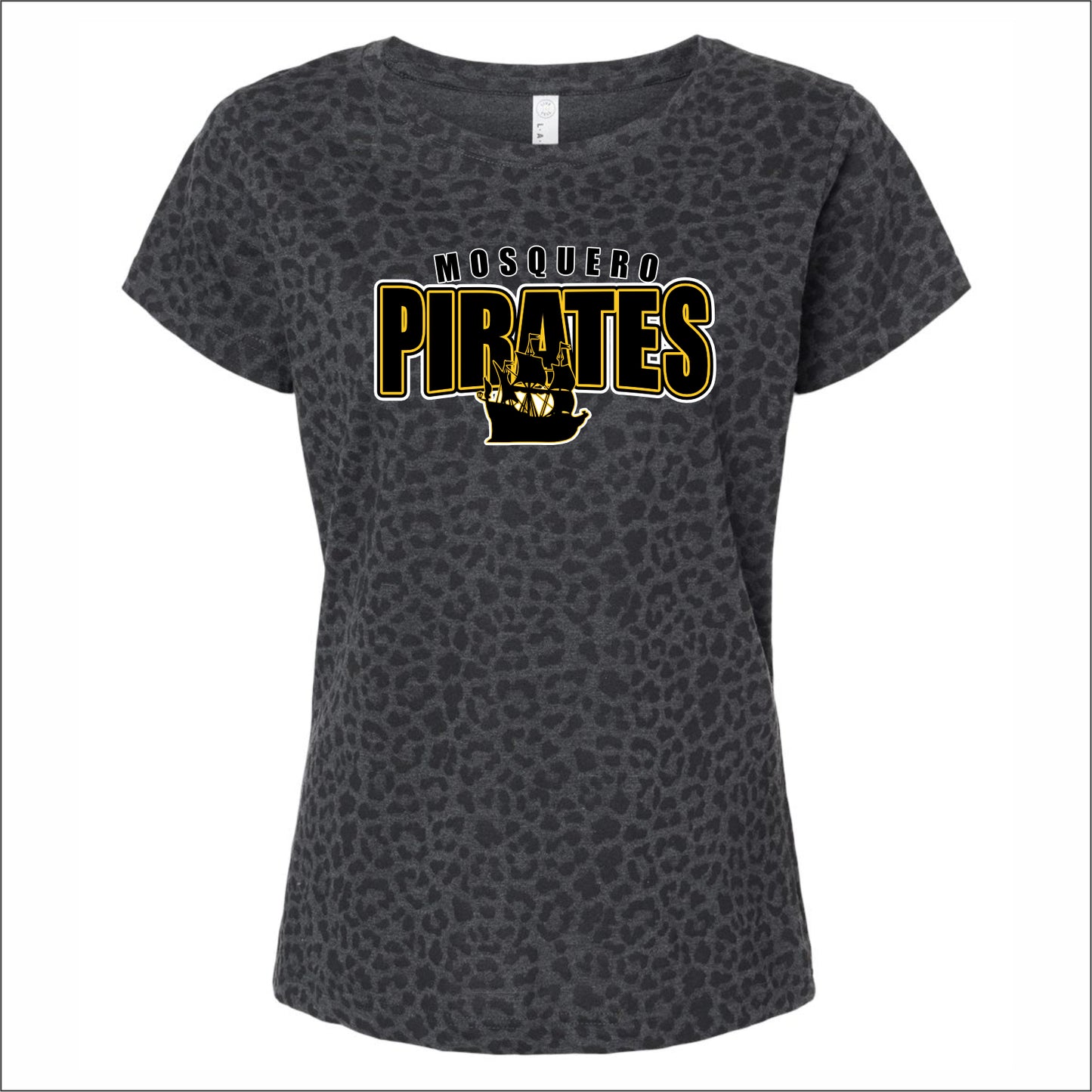 Mosquero Schools Ladies Fine Jersey T-shirt - Des. B