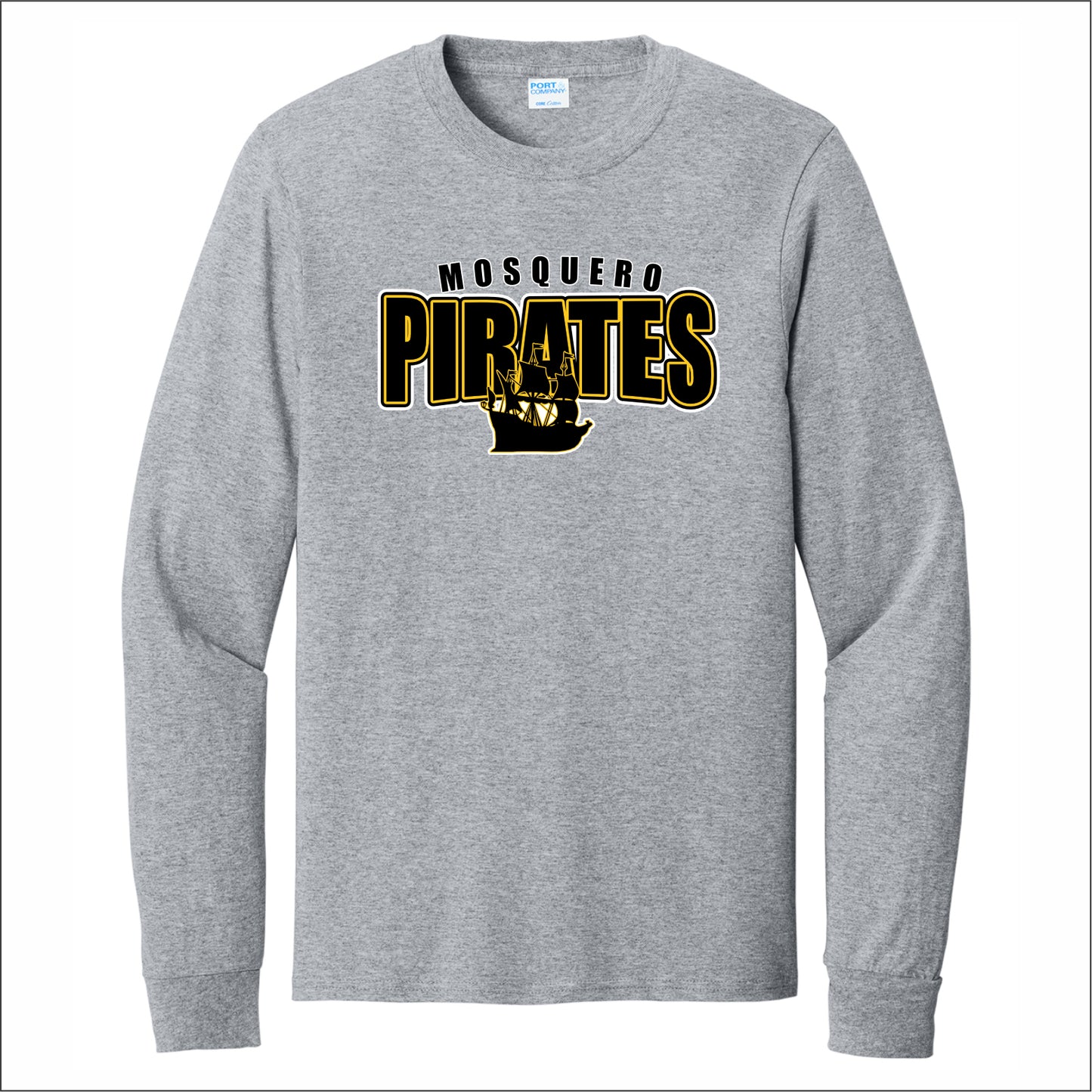 Mosquero Schools Long Sleeve T-shirt - Des. B