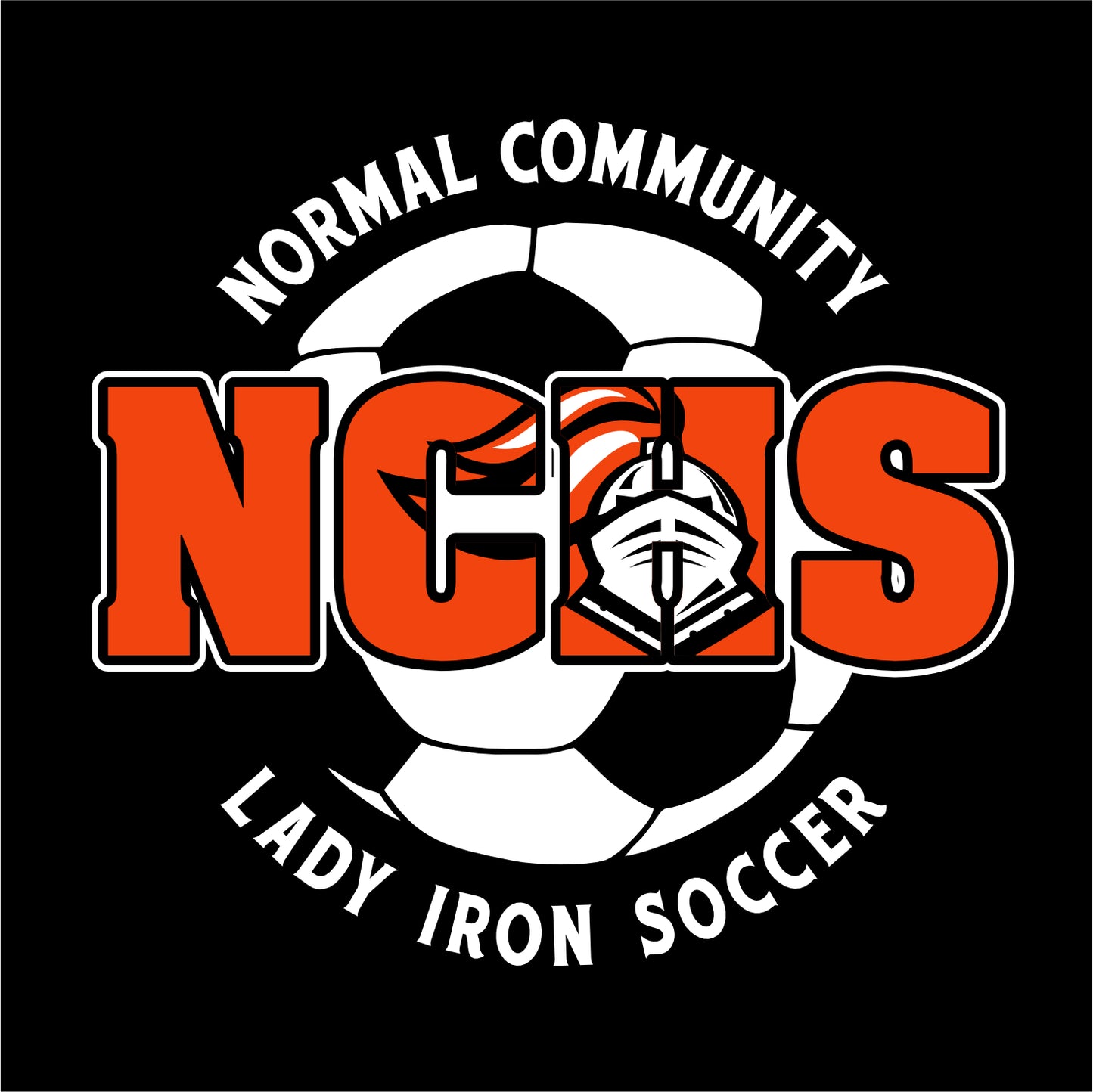 NCHS Lady Iron Soccer Hooded Sweatshirt