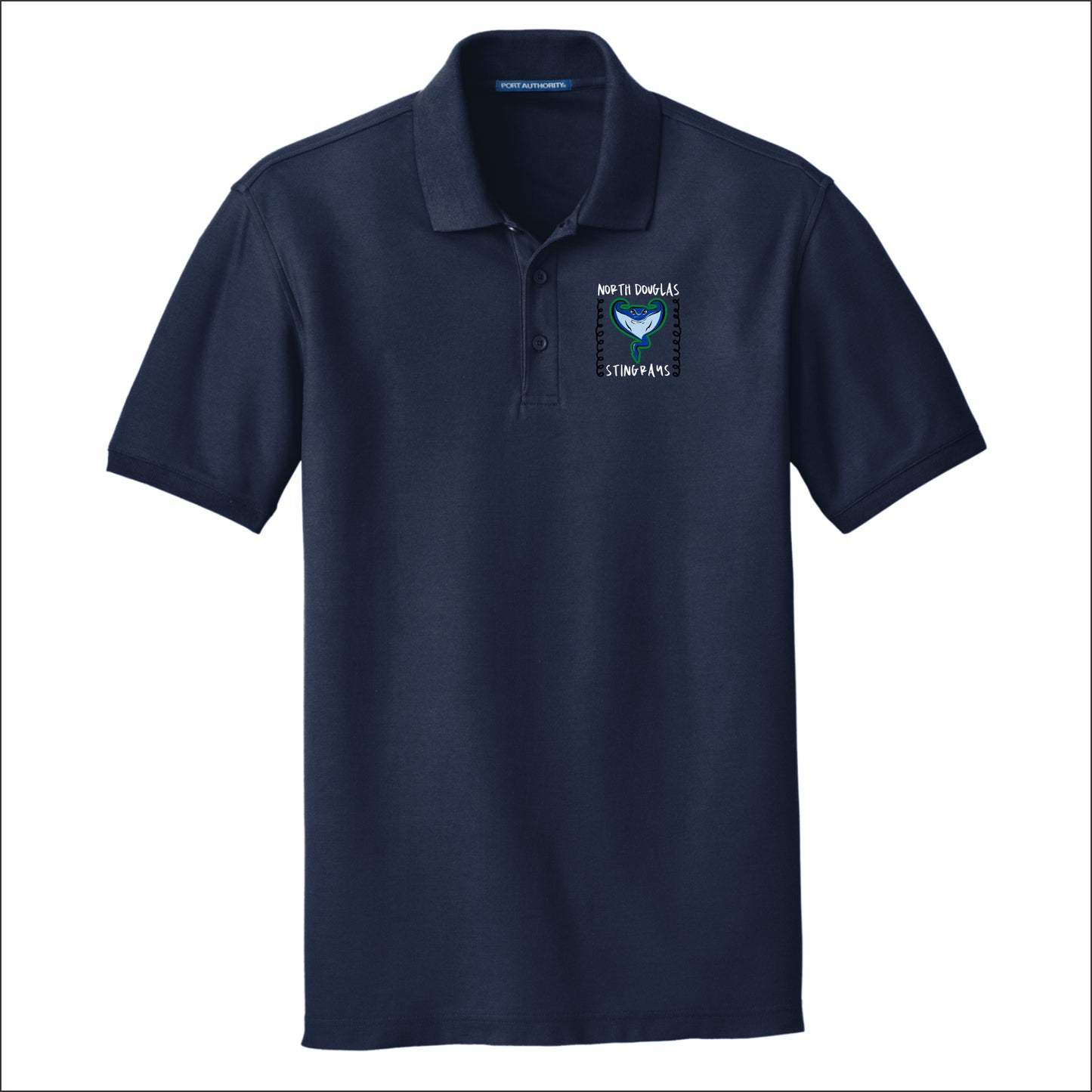 NDouglas Spiritwear Classic Pique Short Sleeve Polo Shirt