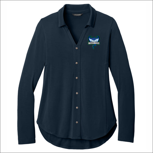 NDouglas Staff Ladies Luxe Knit Button Tunic