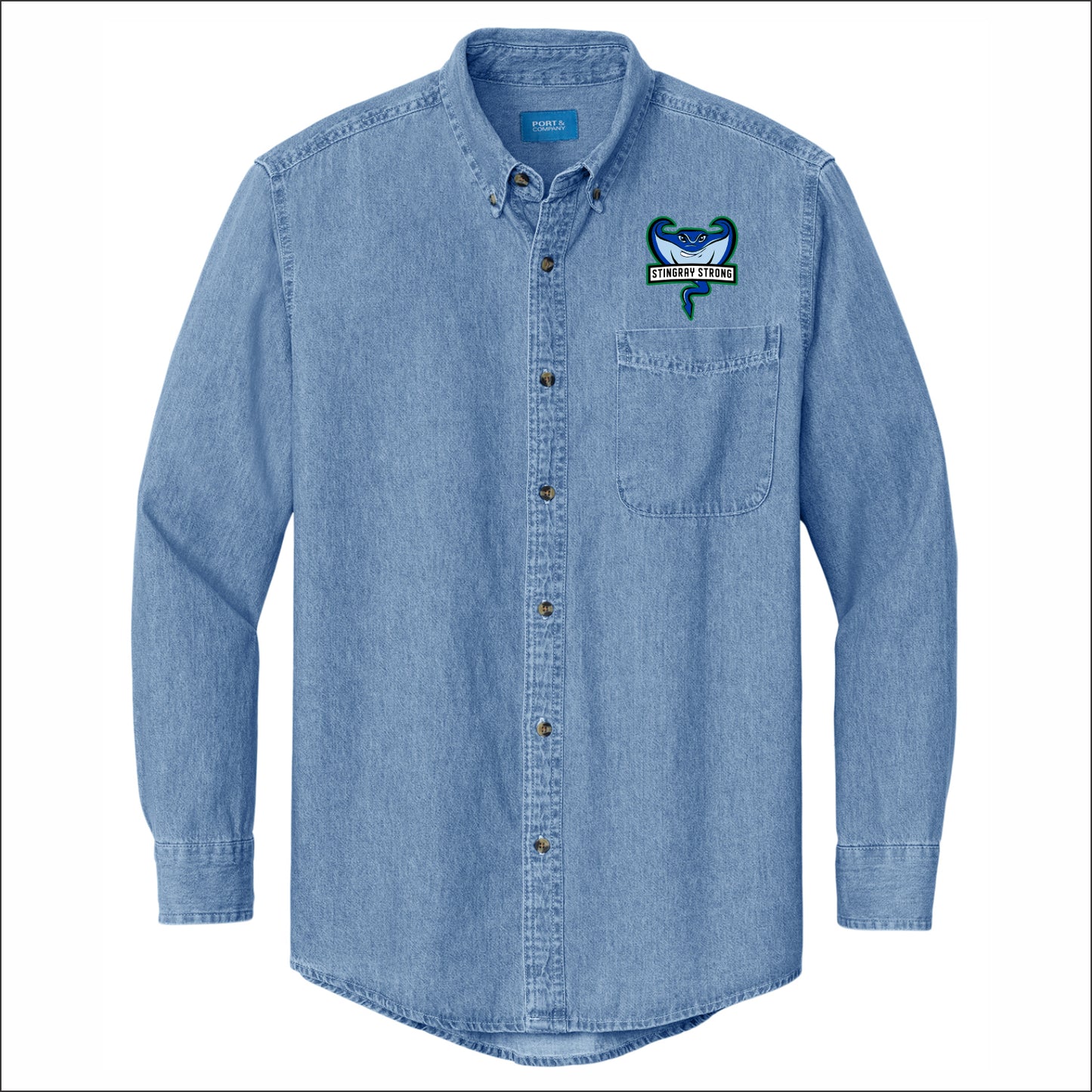 NDouglas Staff Long Sleeve Denim Shirt