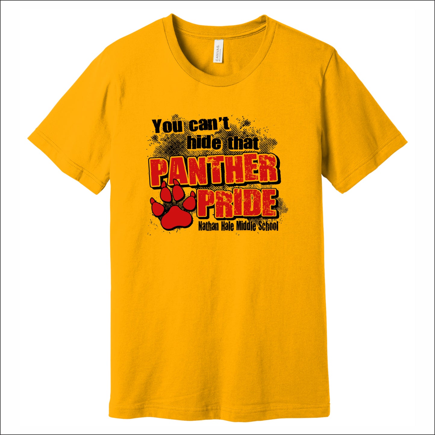 Nathan Hale MS Soft Jersey Short Sleeve T-shirt - Design A