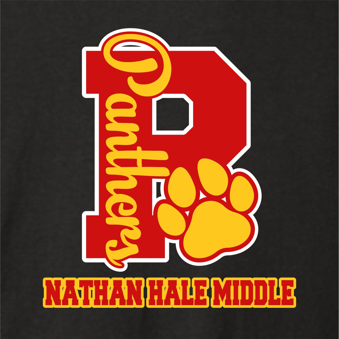 Nathan Hale MS Ladies Vintage Football Tee