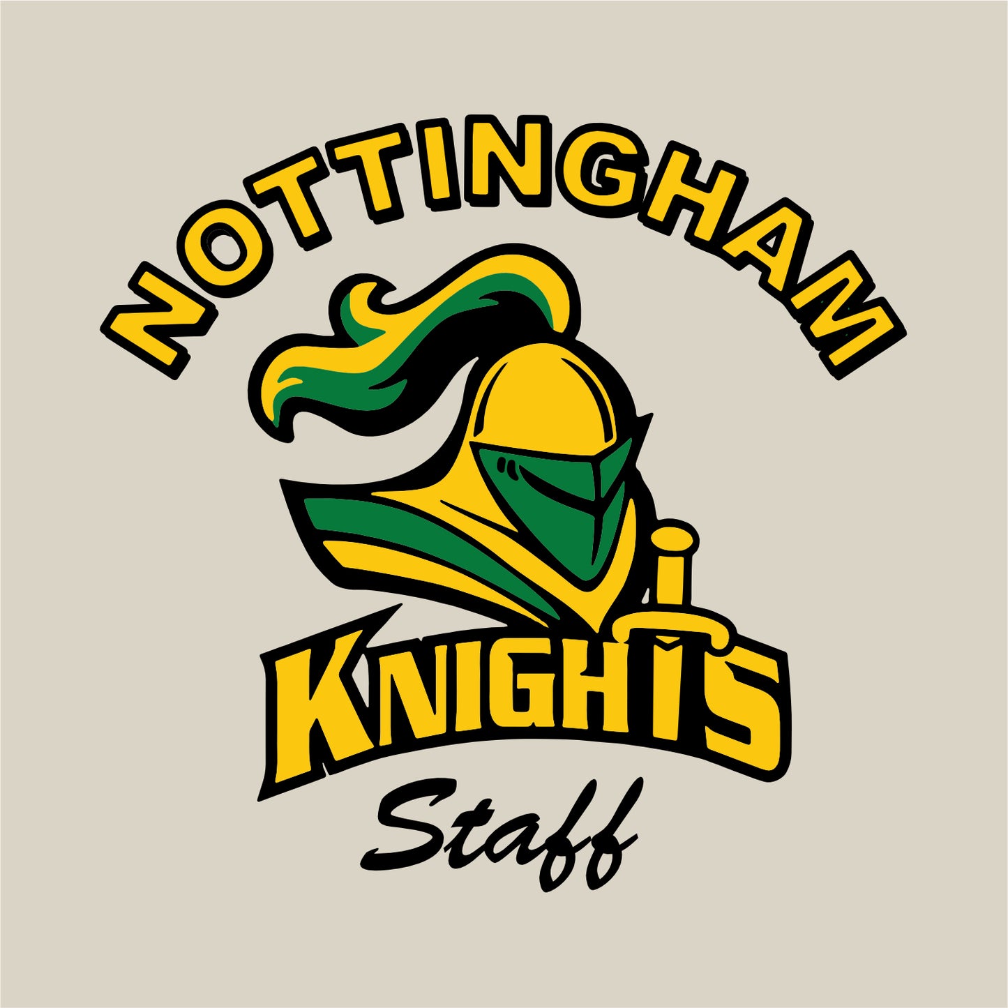 Nottingham Staff Ladies Funnel Neck Hooded Sweatshirt