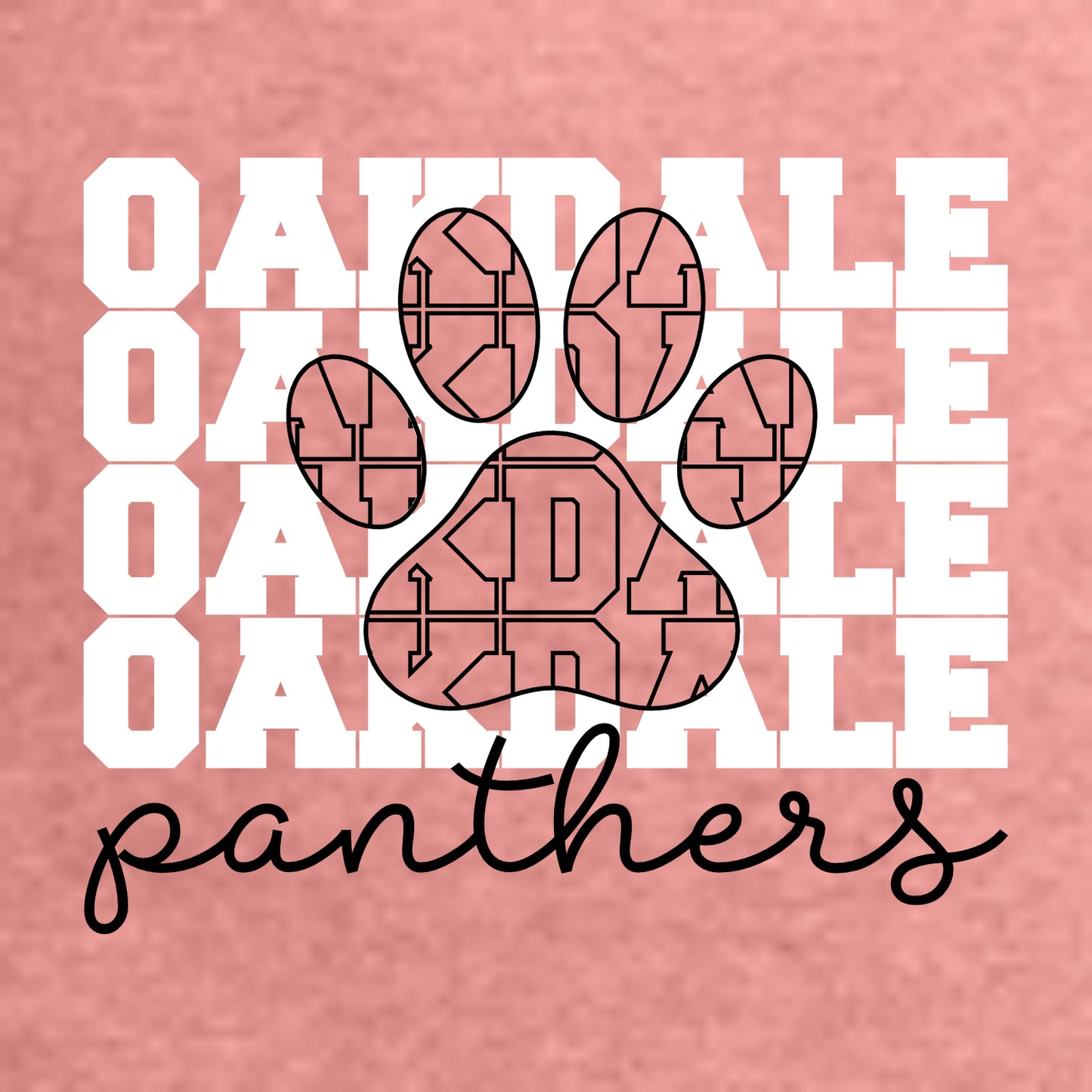 Oakdale Elementary Ladies Tri-Blend Long Sleeve Tunic Tee