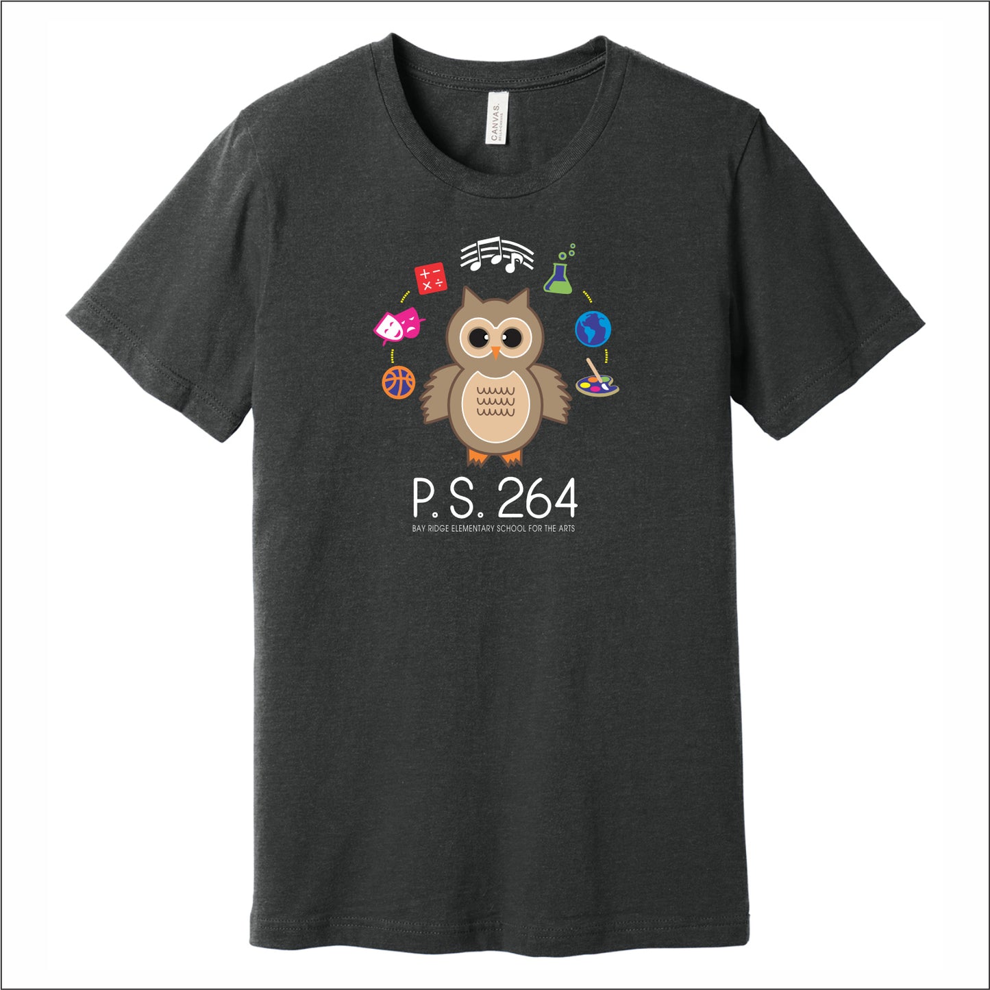 PS264 Heathered Soft Jersey Short Sleeve T-shirt