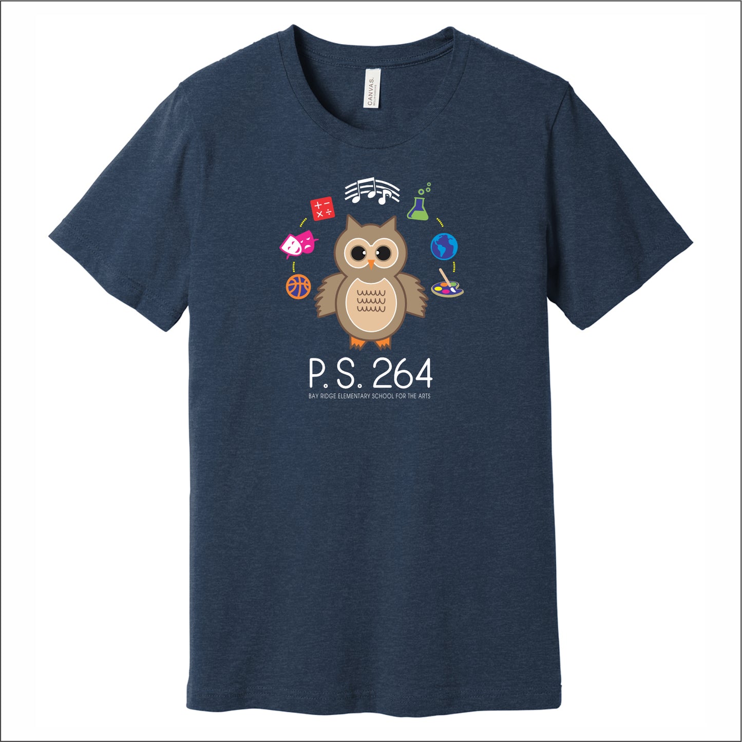PS264 Heathered Soft Jersey Short Sleeve T-shirt