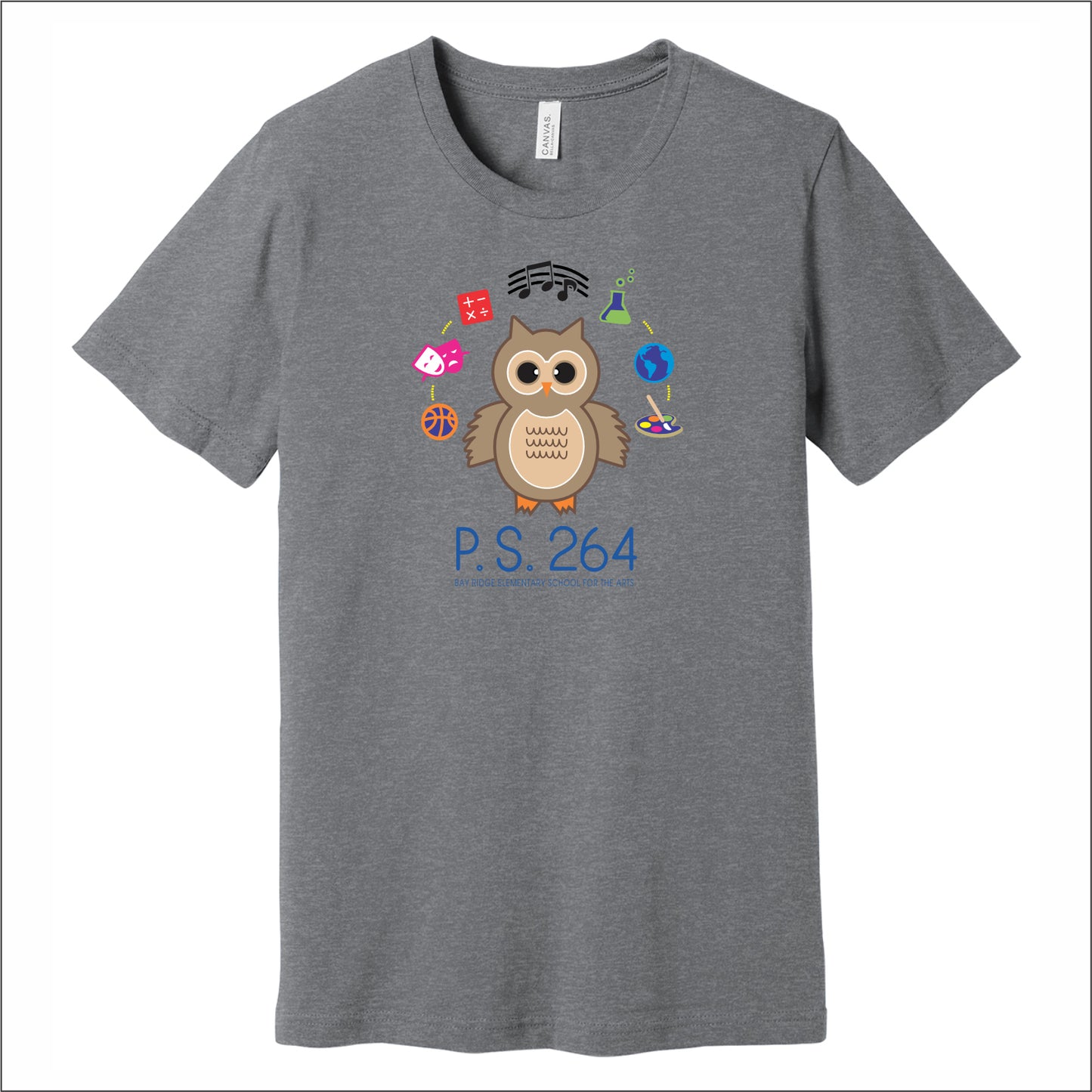 PS264 Heathered Soft Jersey Short Sleeve T-shirt