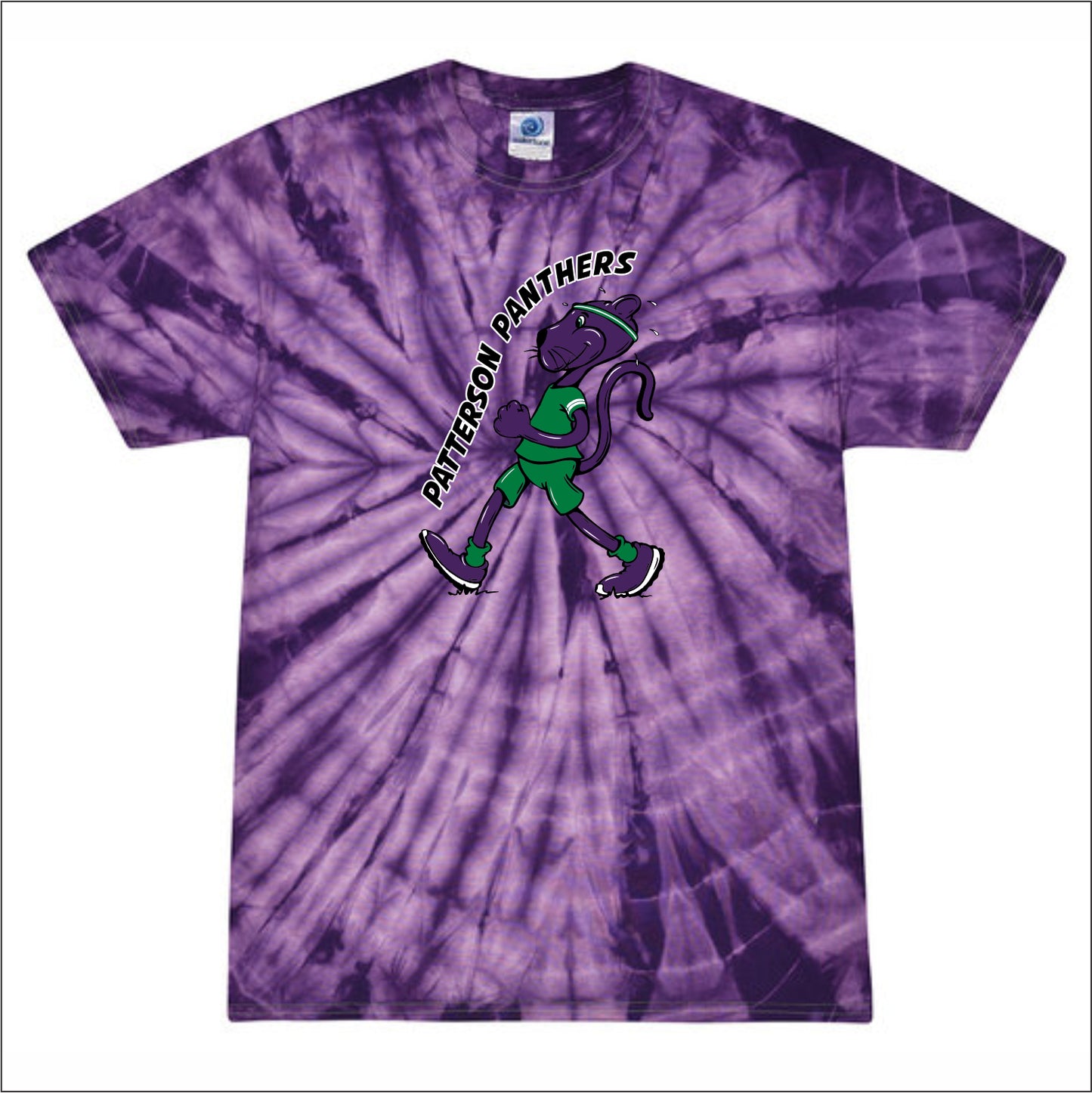 Patterson Panthers Tie-Dye T-shirt - Des. B