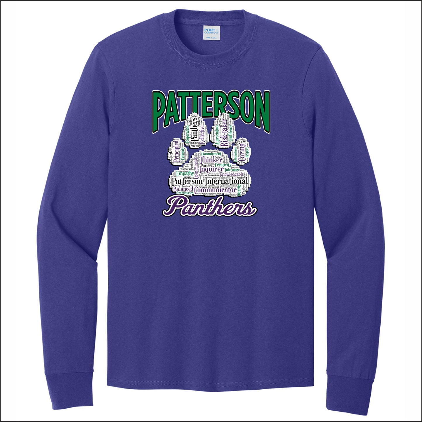 Patterson Panthers Long Sleeve T-shirt