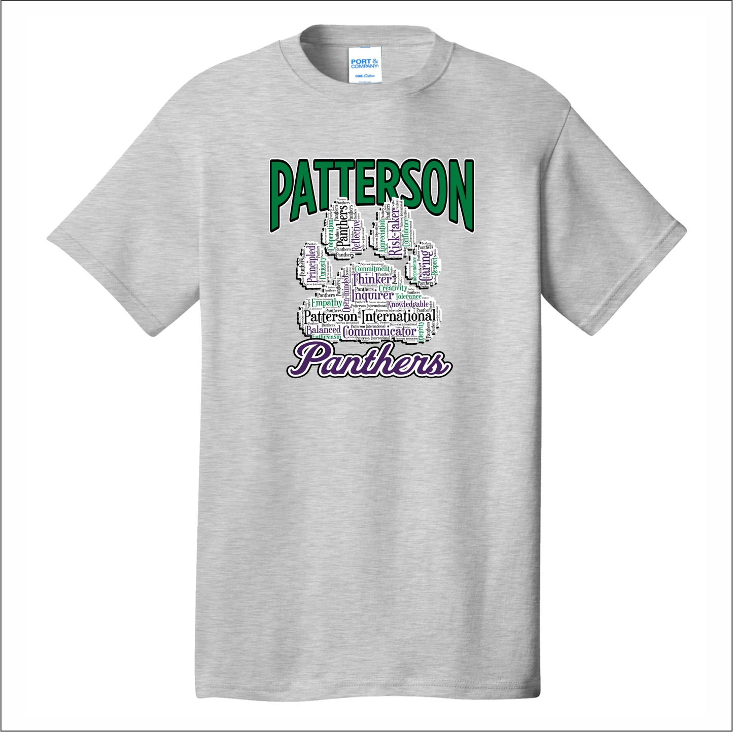 Patterson Panthers Short Sleeve T-shirt - Des. A