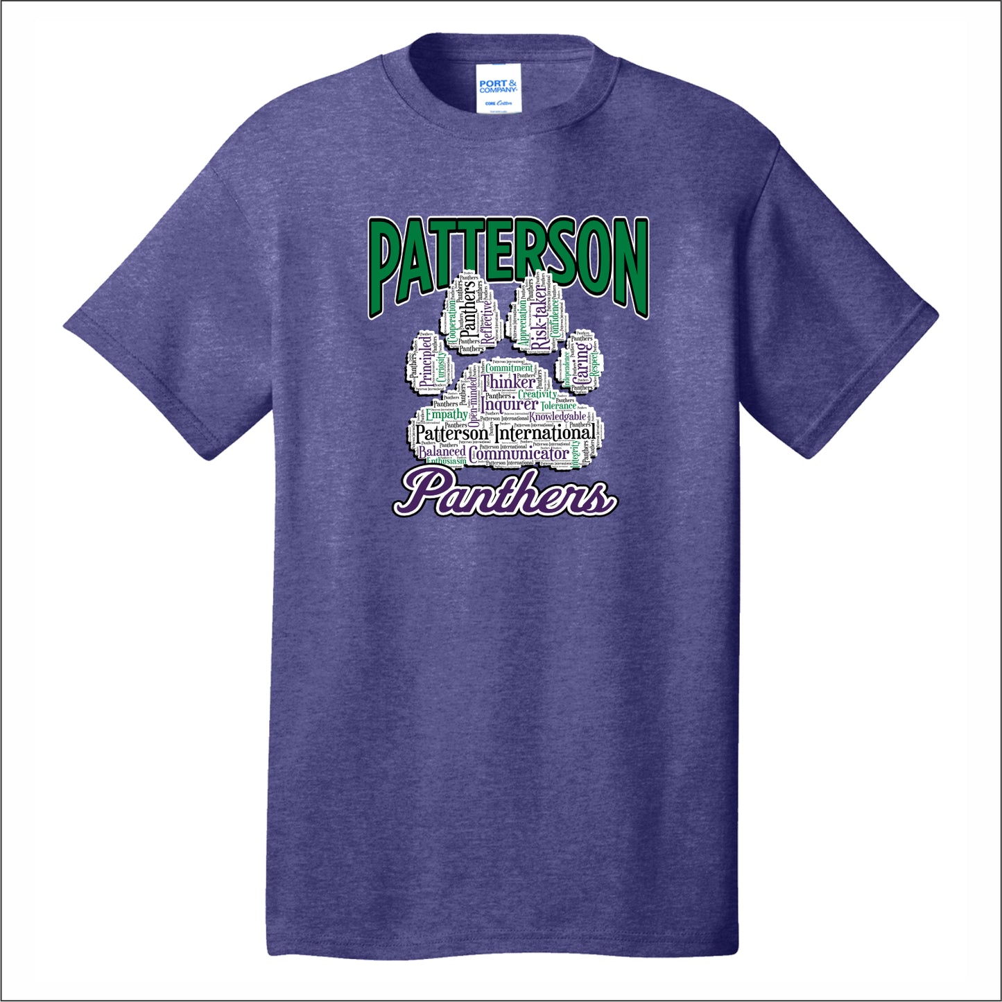 Patterson Panthers Short Sleeve T-shirt - Des. A