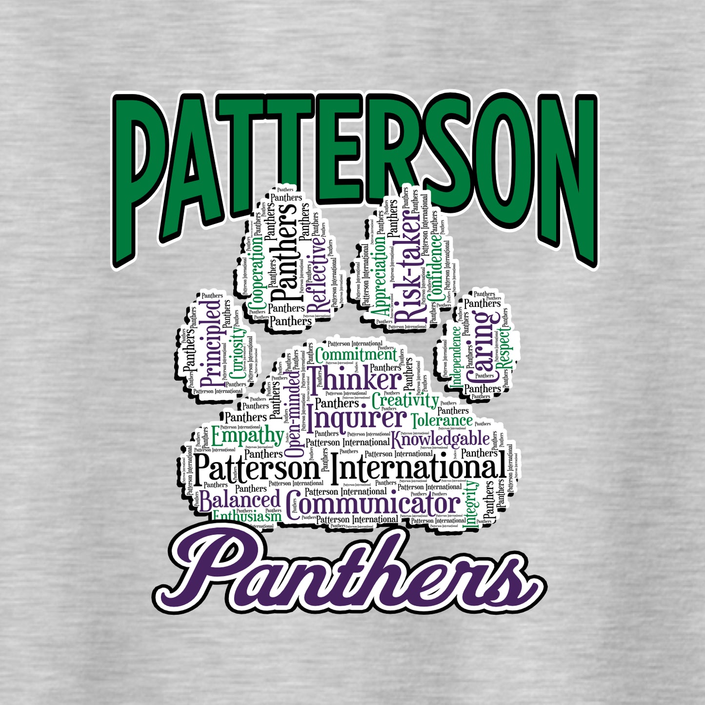 Patterson Panthers Short Sleeve T-shirt - Des. A