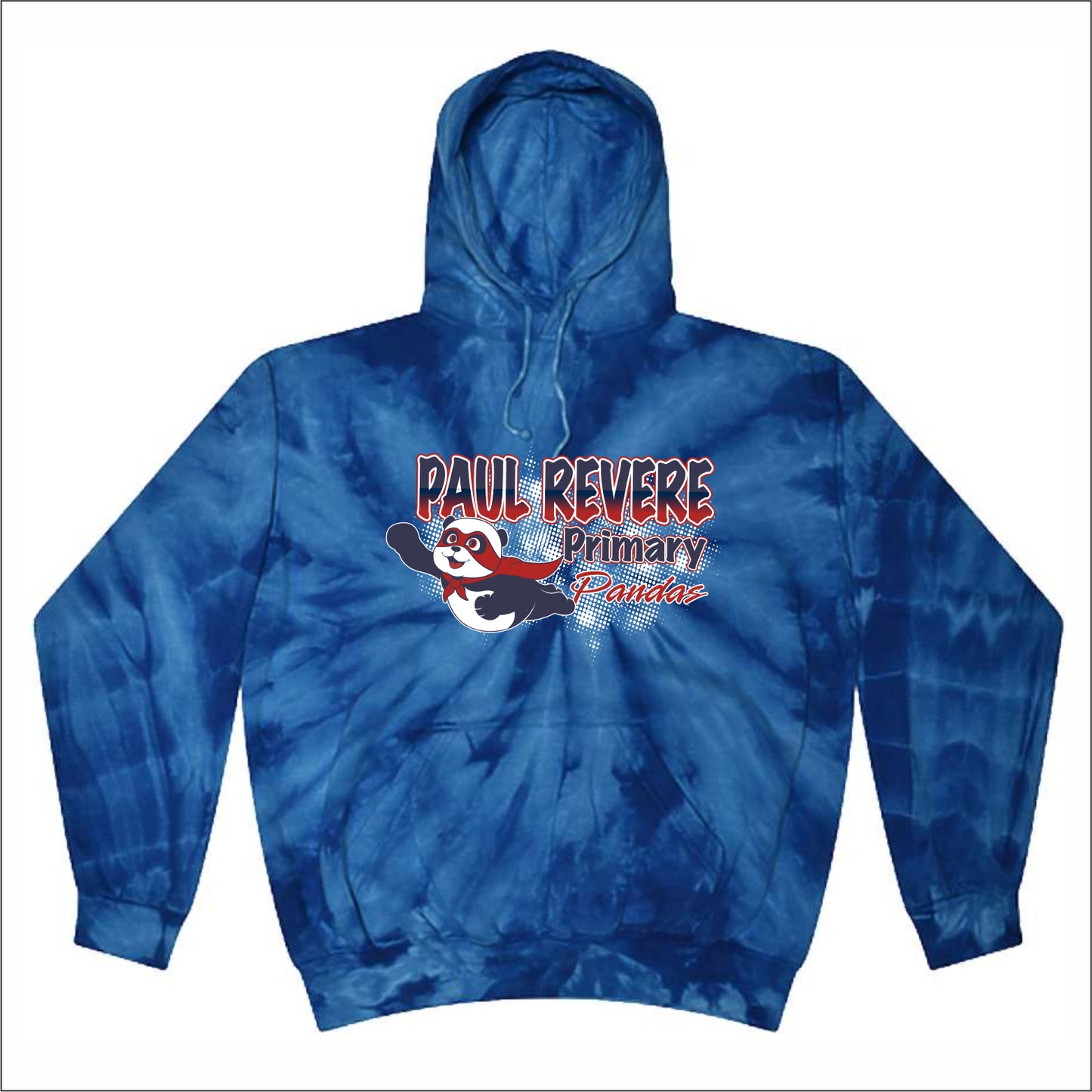 Paul Revere Staff Tie-Dye Hooded Sweatshirt