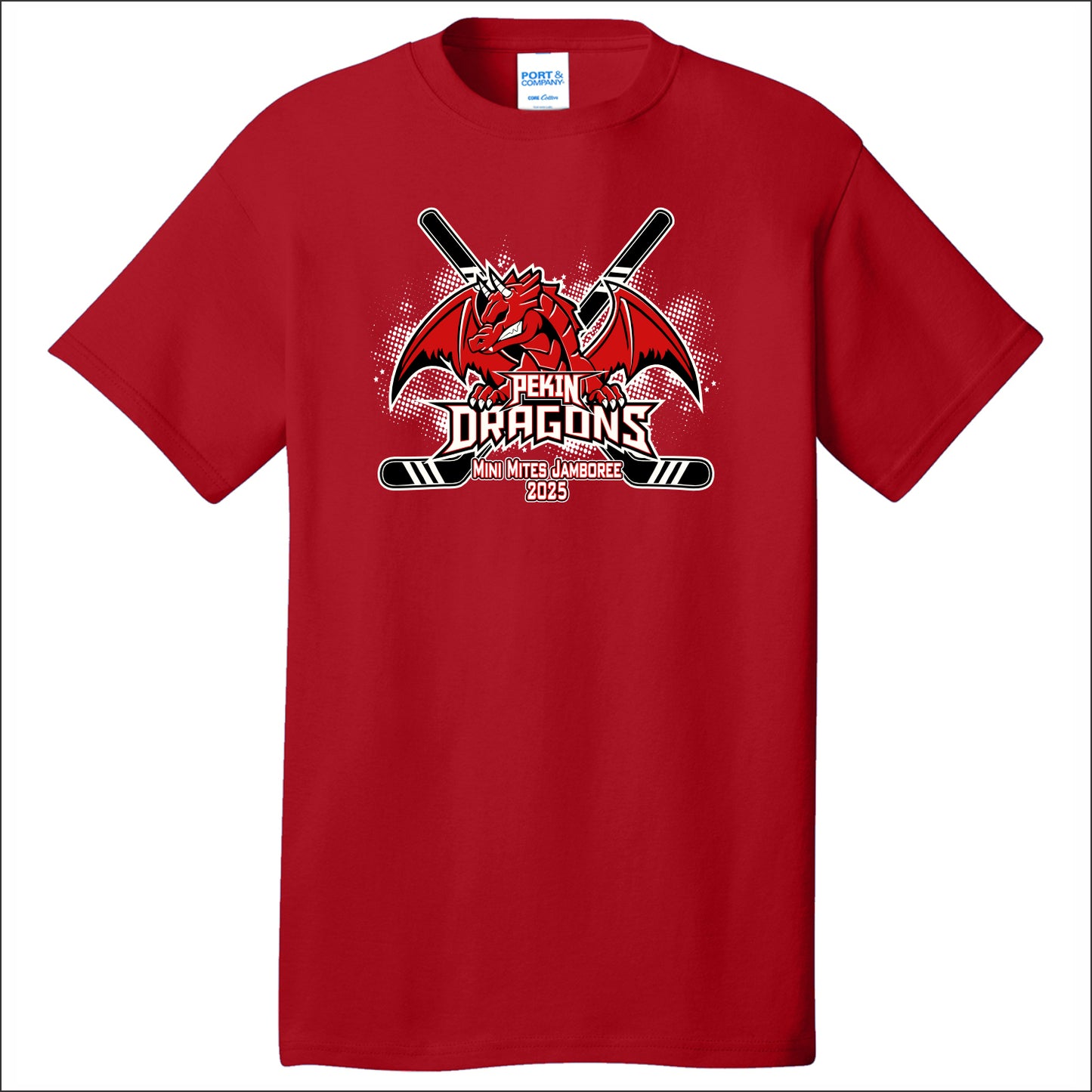 Pekin Dragons Mini Mites Jamboree Short Sleeve T-shirt