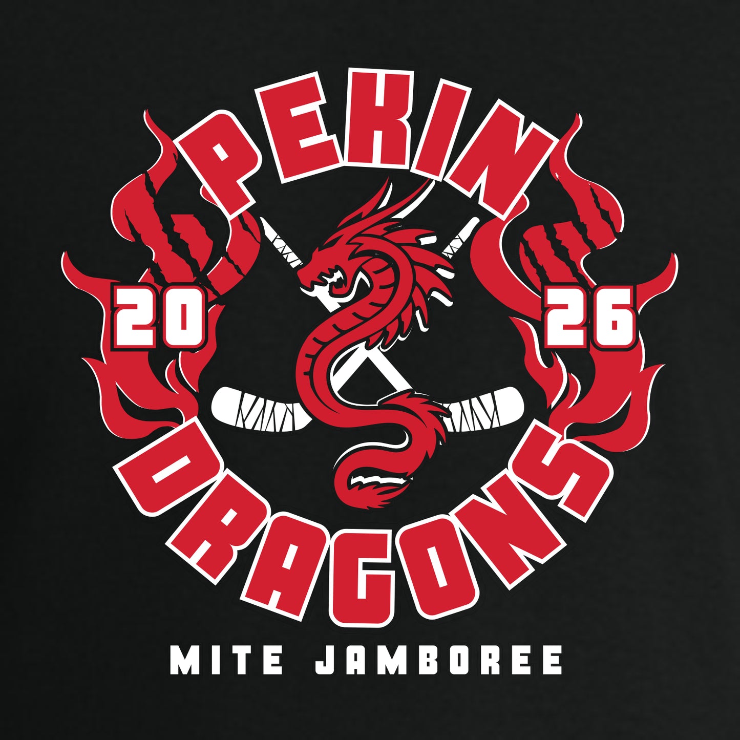 Pekin Dragons Mites Jamboree Crewneck Sweatshirt