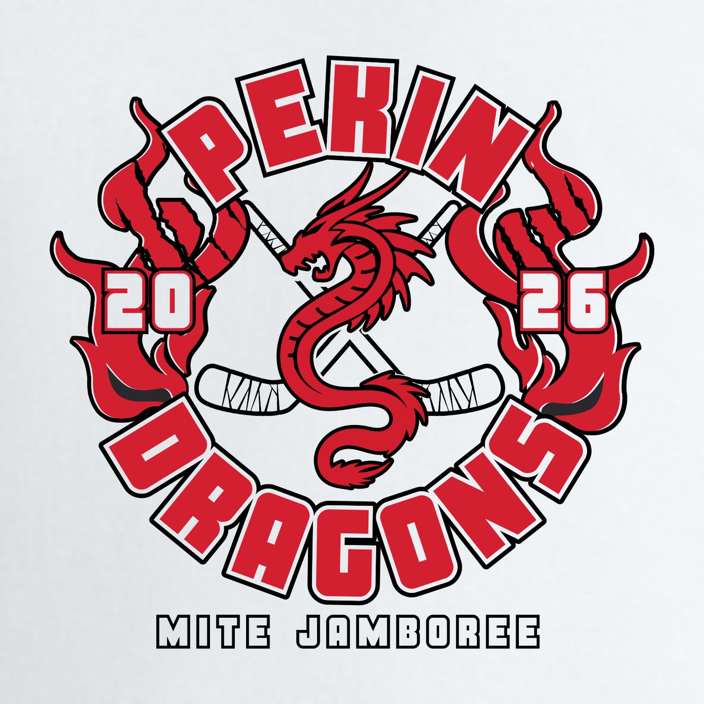 Pekin Dragons Mites Jamboree Hooded Sweatshirt