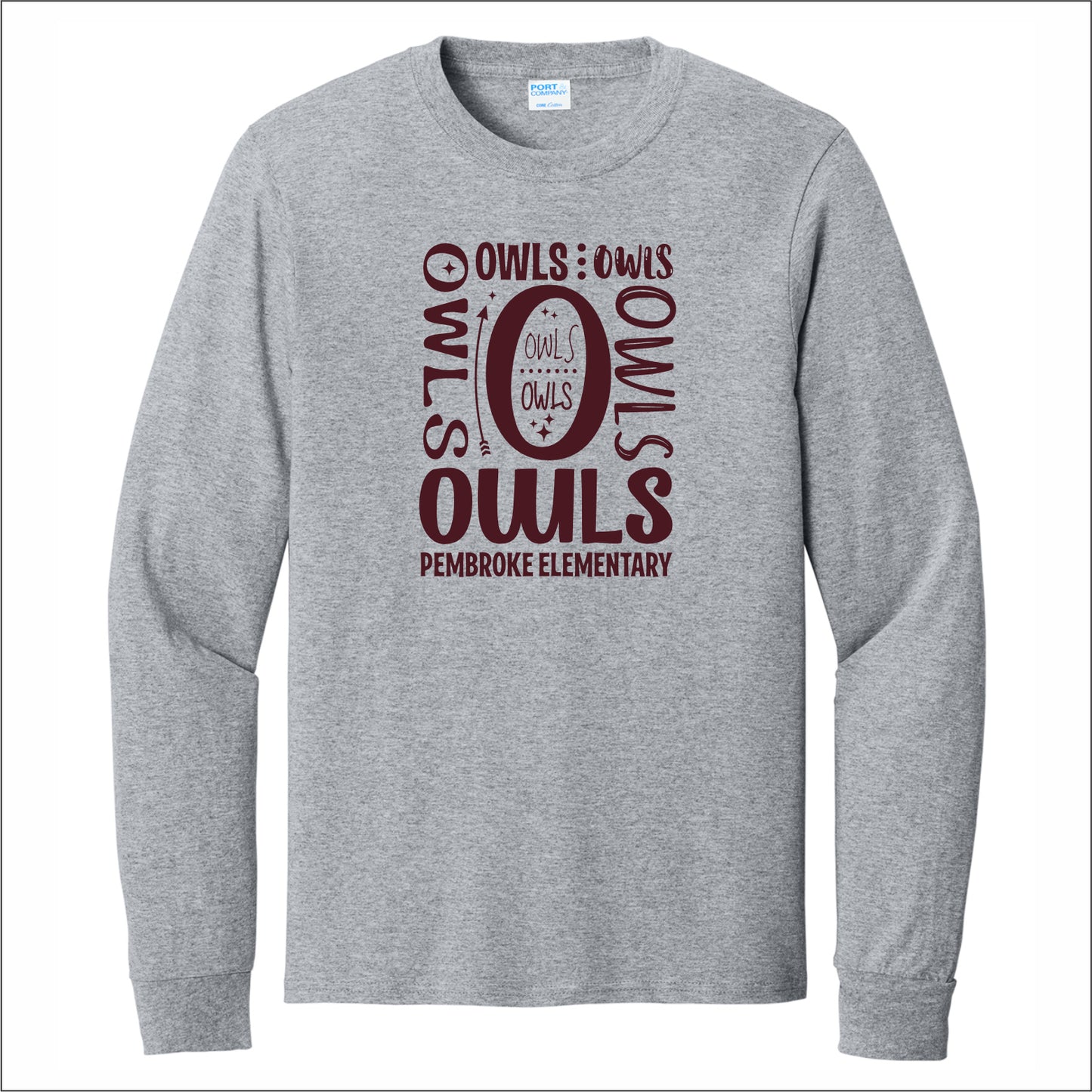 Pembroke Elem KY Long Sleeve T-shirt - Des. A