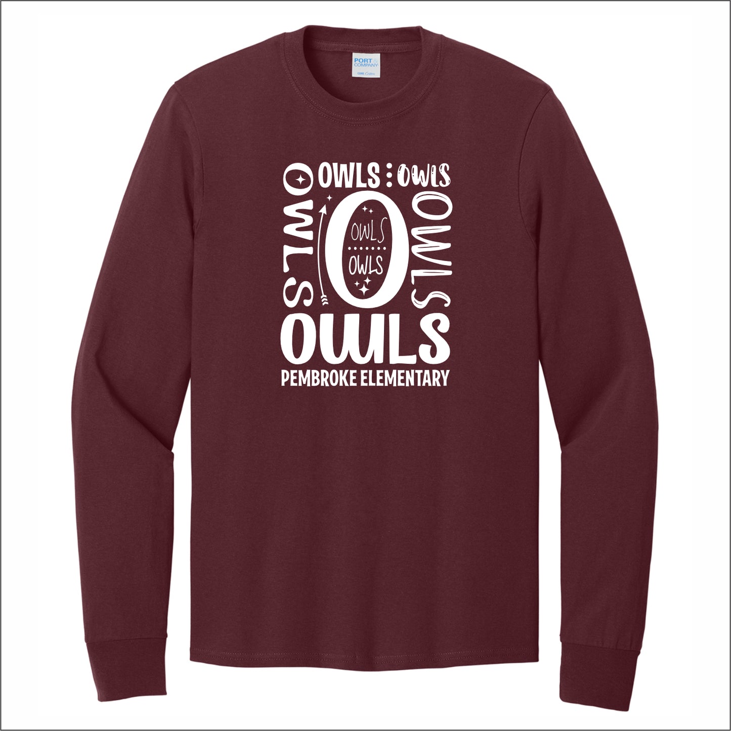 Pembroke Elem KY Long Sleeve T-shirt - Des. A