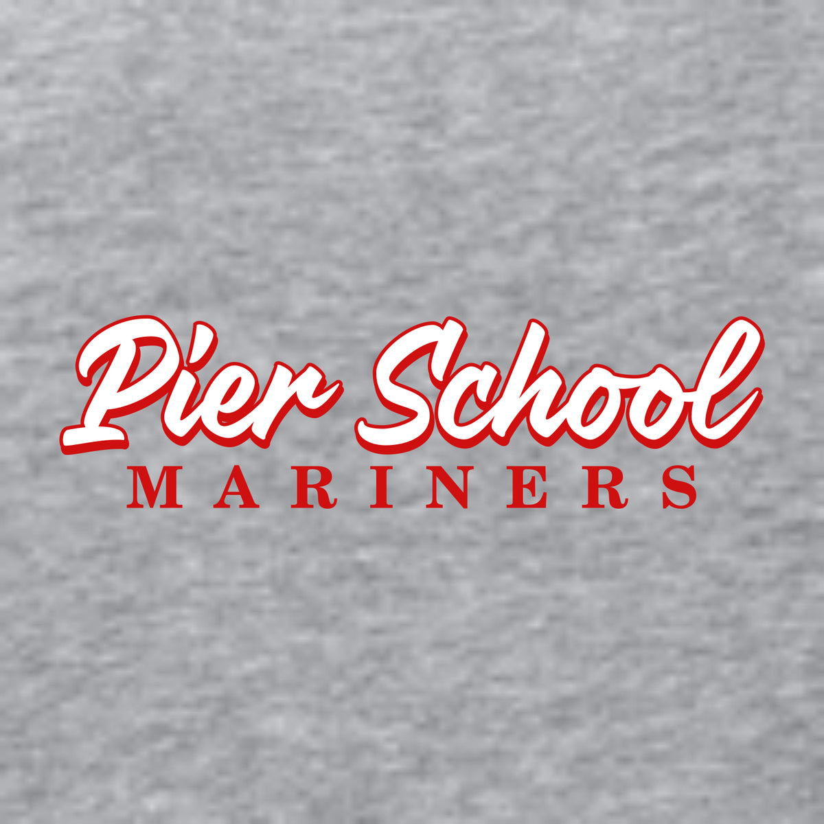 Narragansett Pier School Heathered Soft Jersey T-shirt - Des. B