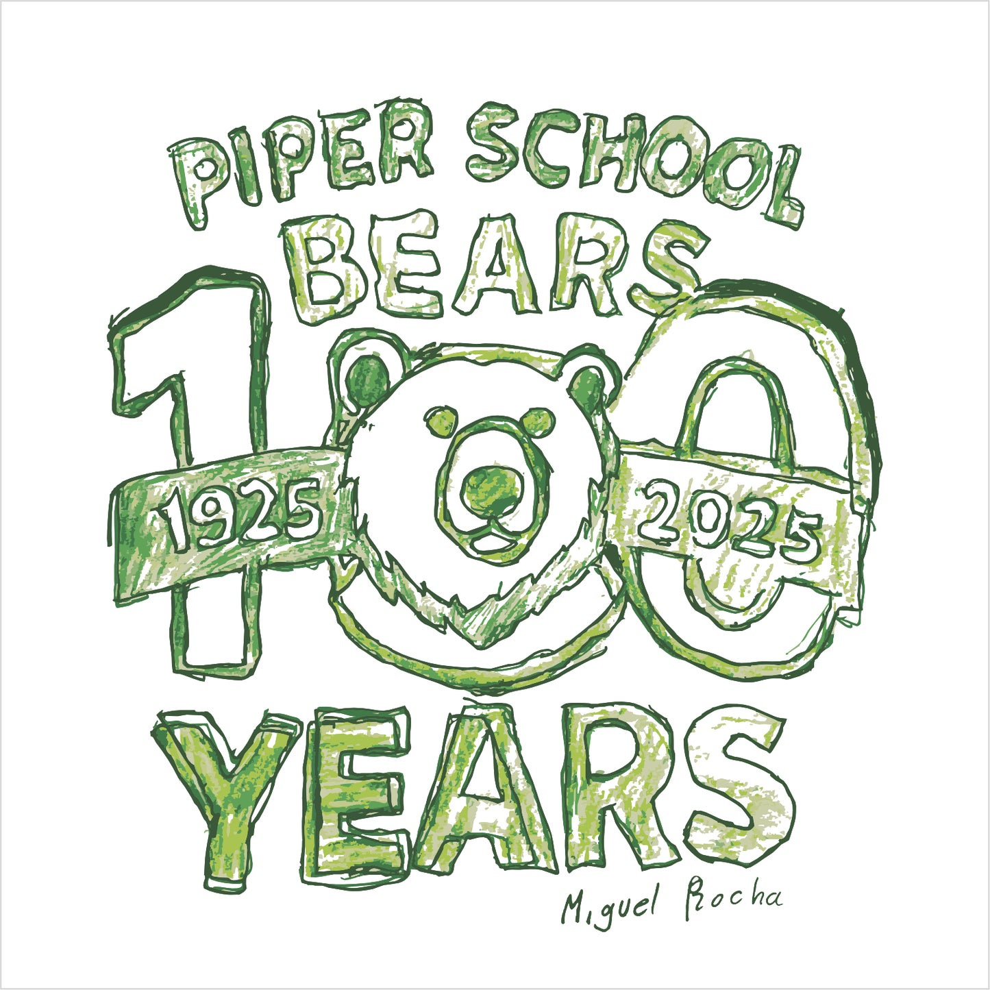 Piper Elementary Tri-blend T-shirt - Des. B