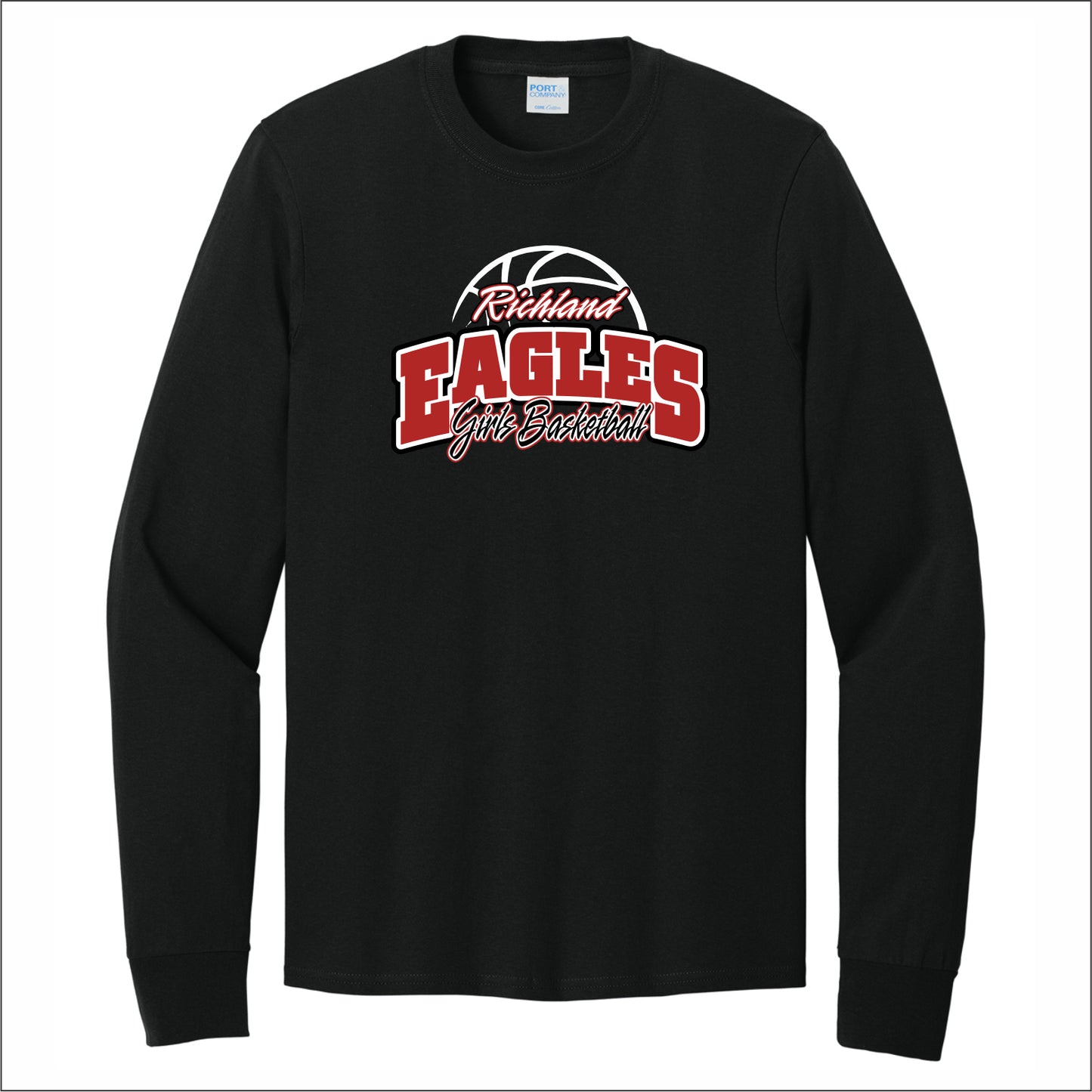 Richland Girls Basketball Long Sleeve T-shirt