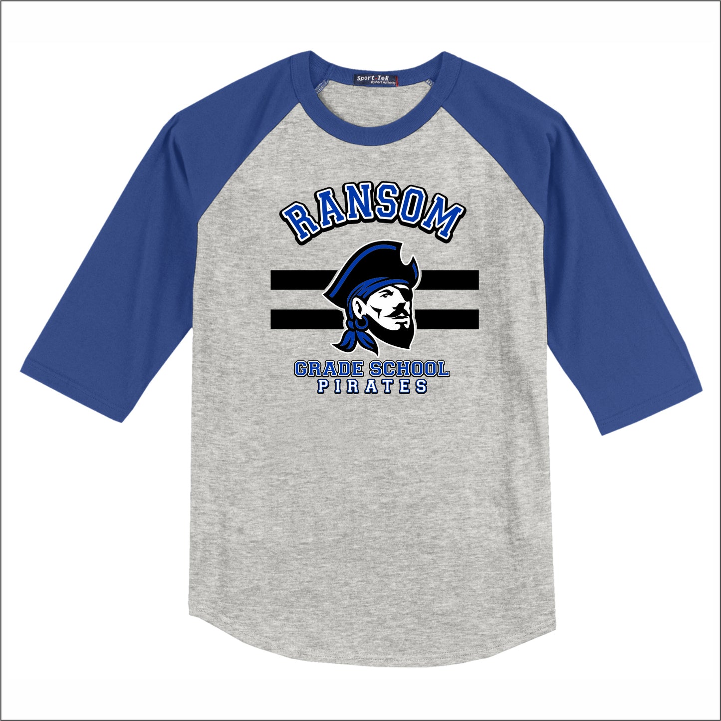 Ransom Grade School 3/4 Sleeve Baseball T-shirt