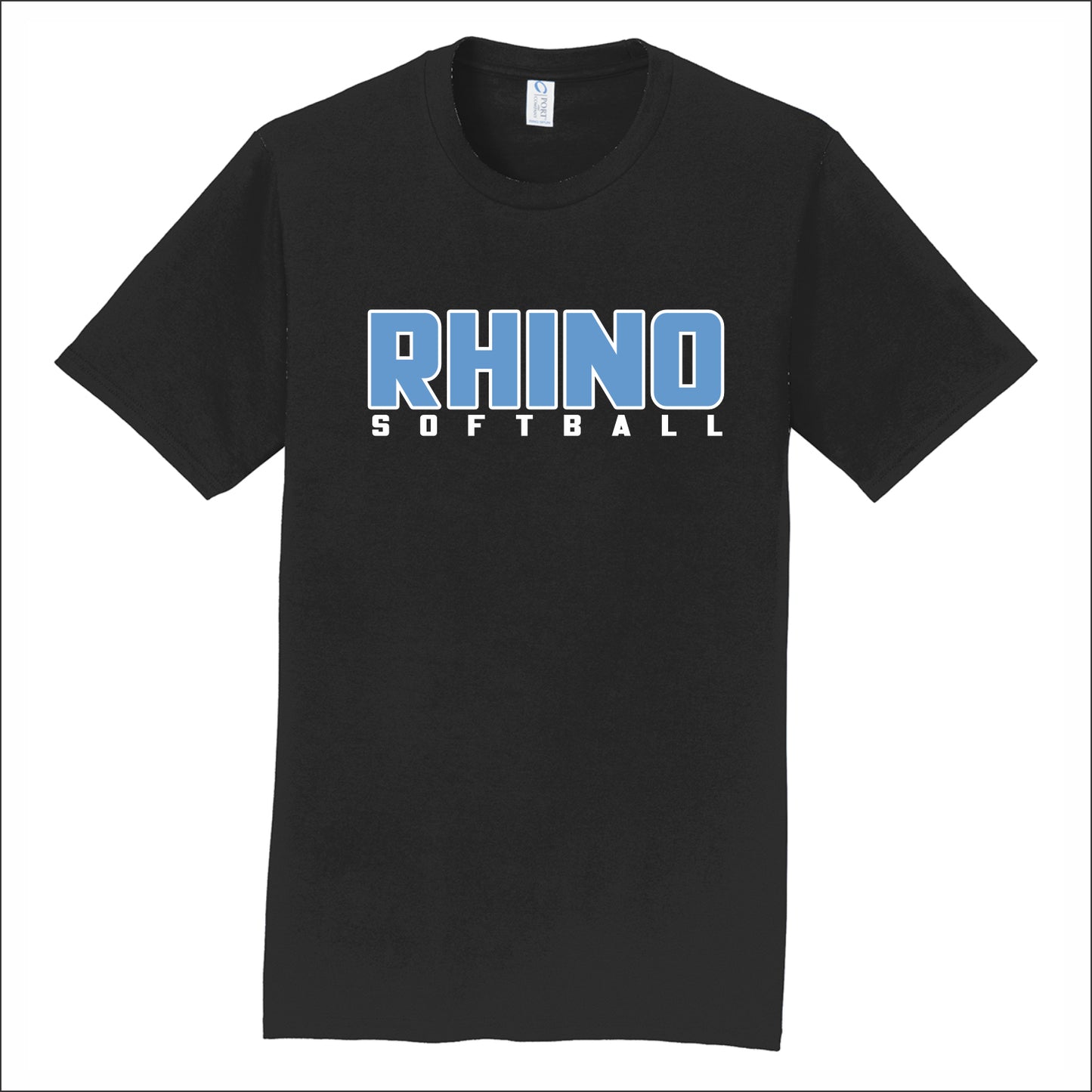 Rhino Softball Fan Favorite Tee - Design A