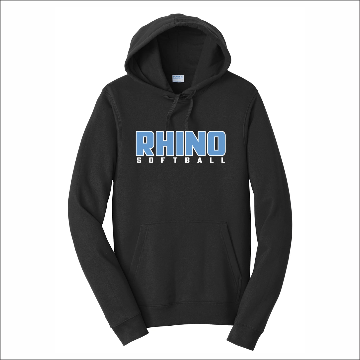 Rhino Softball Fan Favorite 80/20 Hooded Sweatshirt