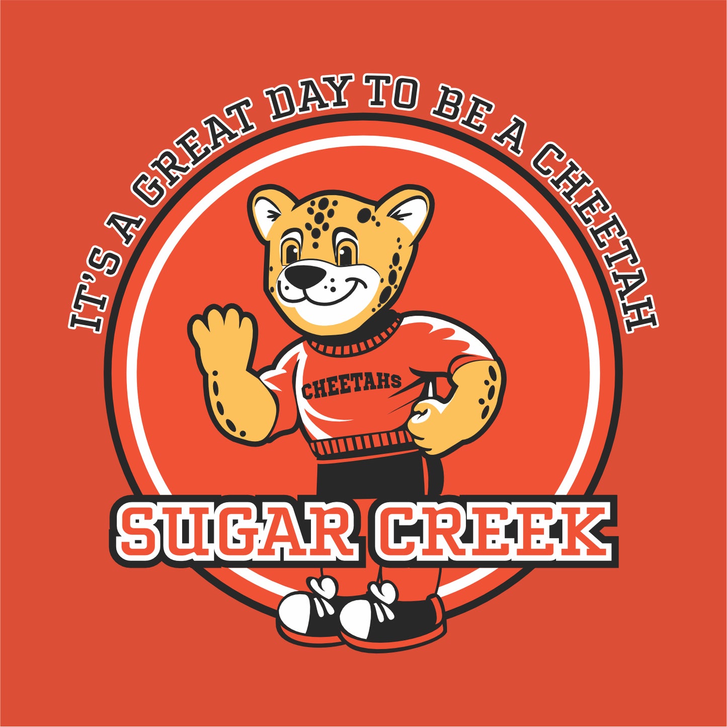 Sugar Creek Elementary Long Sleeve T-shirt - Des. A