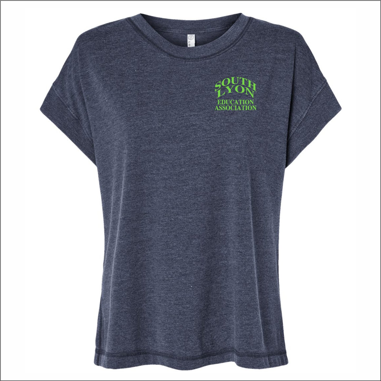 SLEA Ladies Relaxed Vintage Wash Tee - EMB