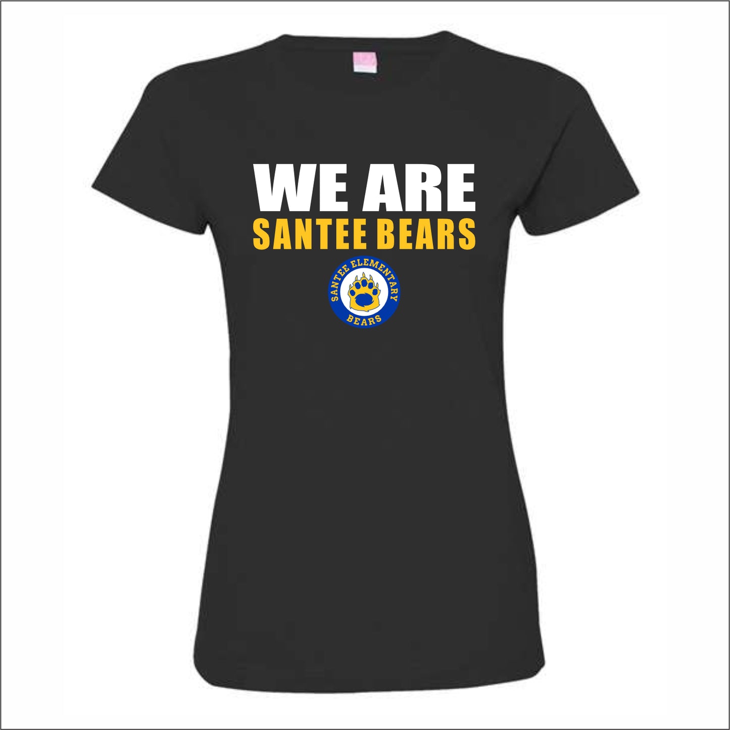 Santee School Ladies Fine Jersey T-shirt - Des. B