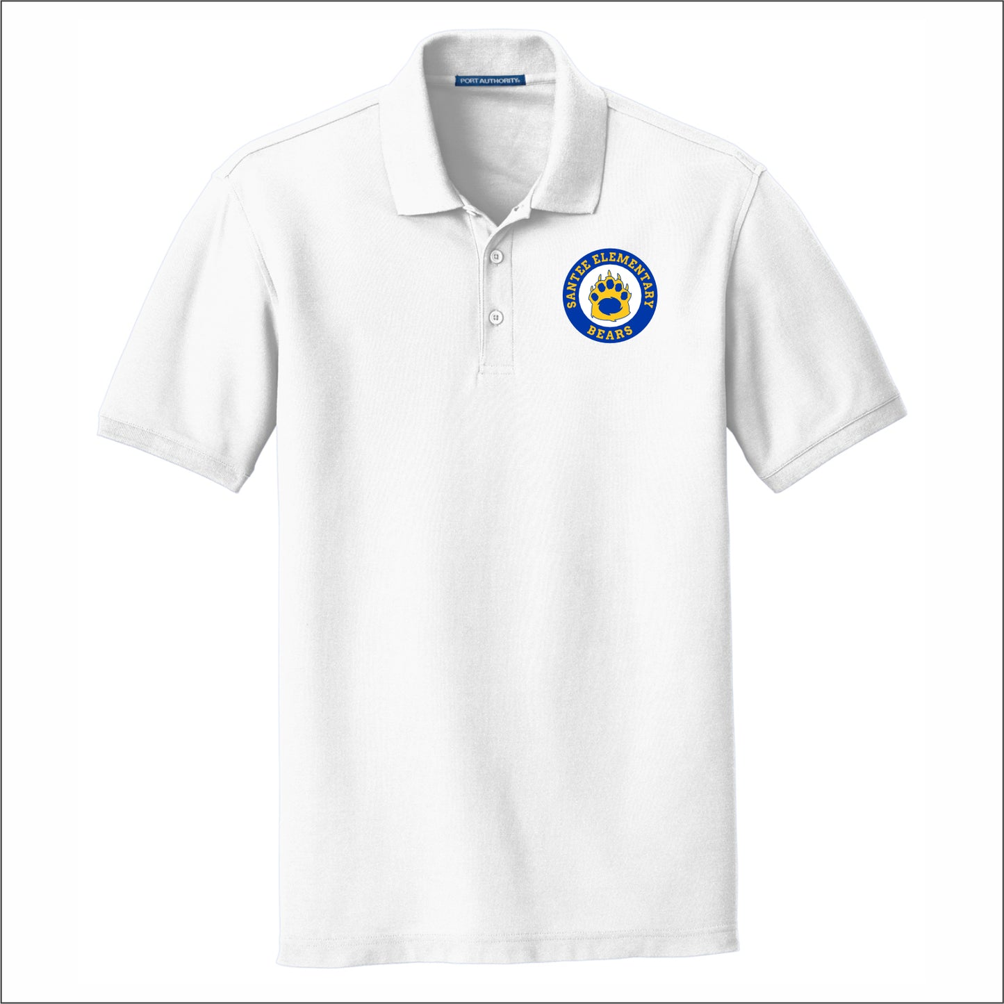 Santee School Classic Pique Short Sleeve Polo Shirt