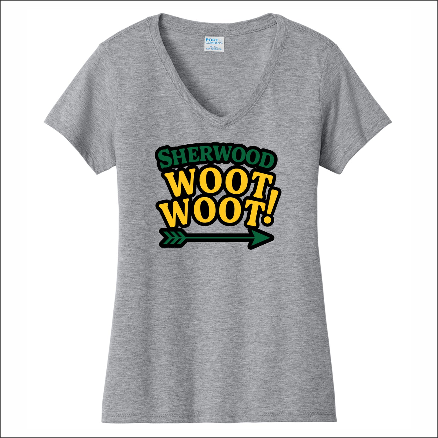Sherwood Elementary Ladies Fan Favorite V-Neck Tee