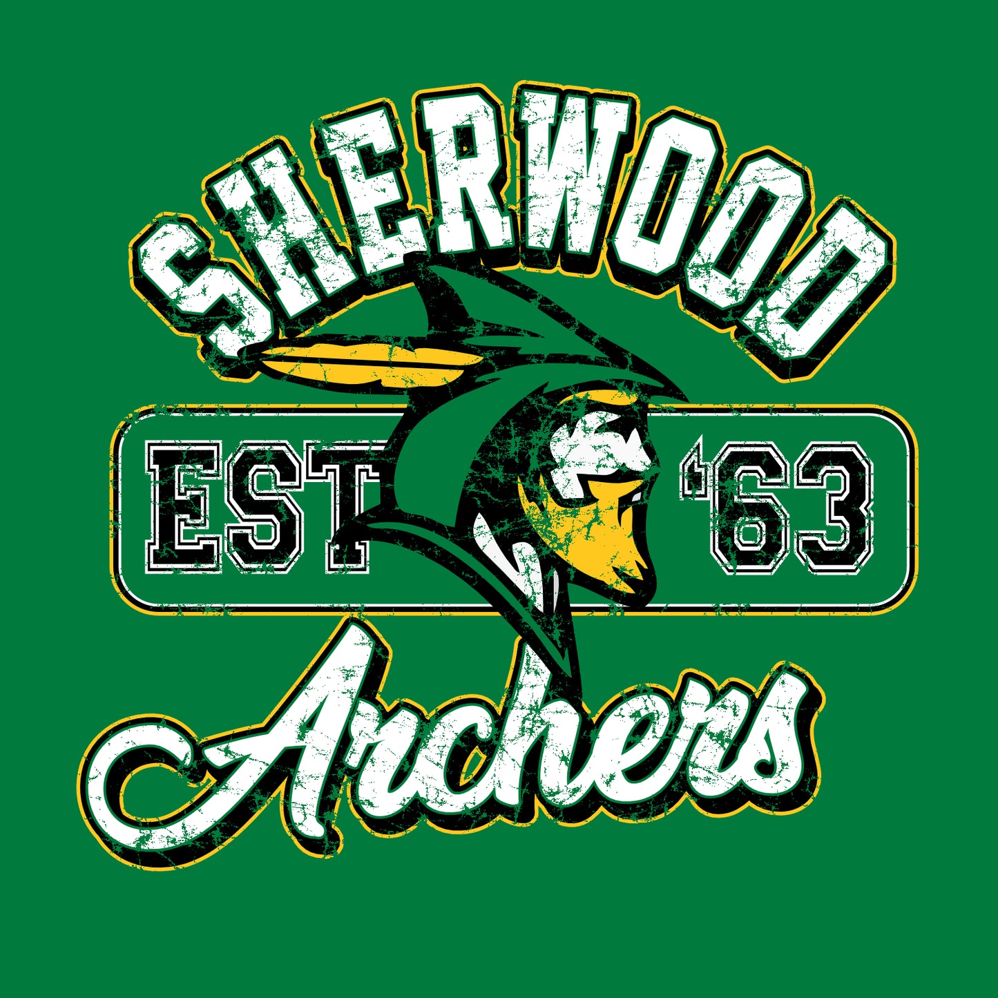 Sherwood Elementary Vintage Football T-shirt