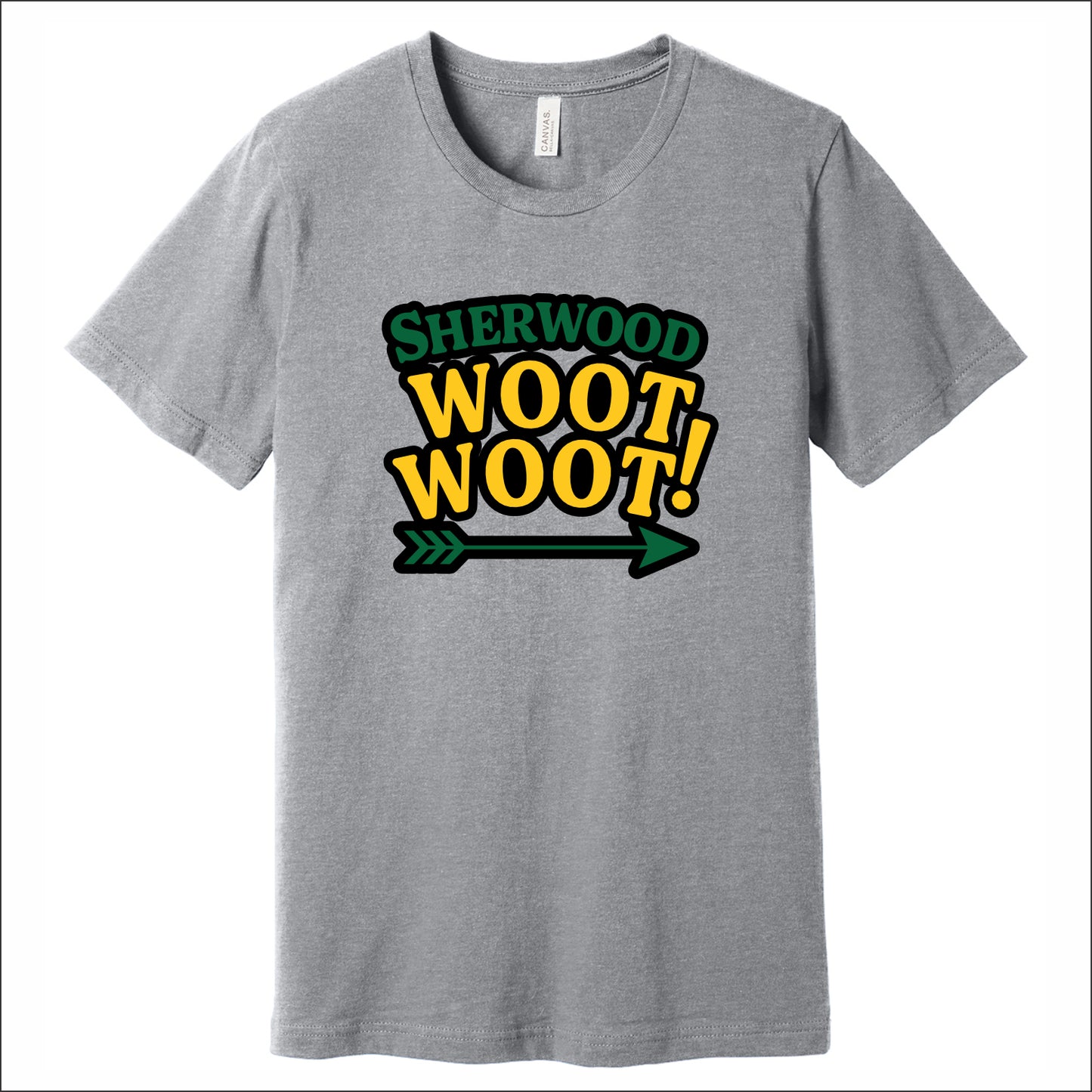 Sherwood Elementary Heathered Soft Jersey Short Sleeve T-shirt