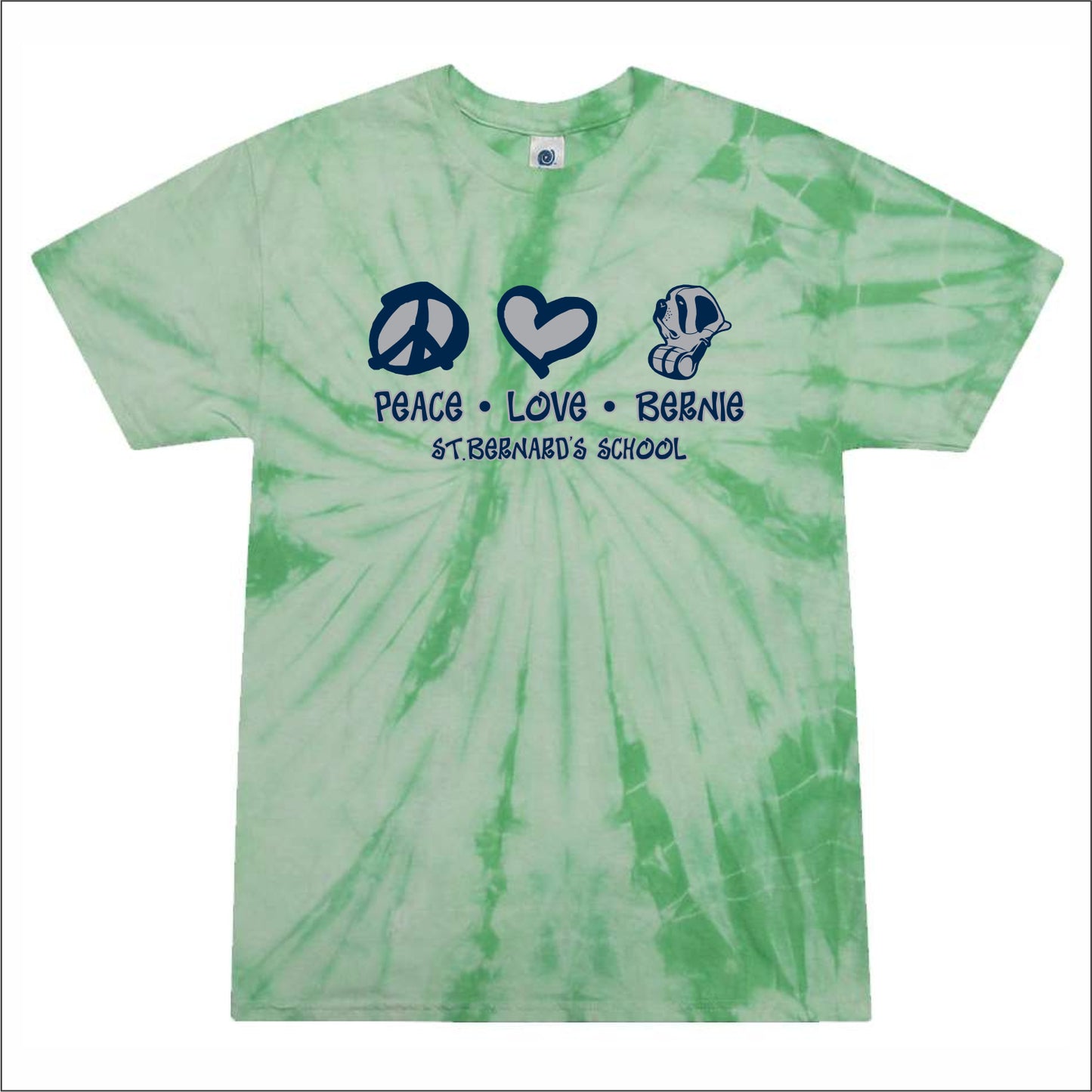St. Bernard's School Tie-Dye T-shirt - Des. B